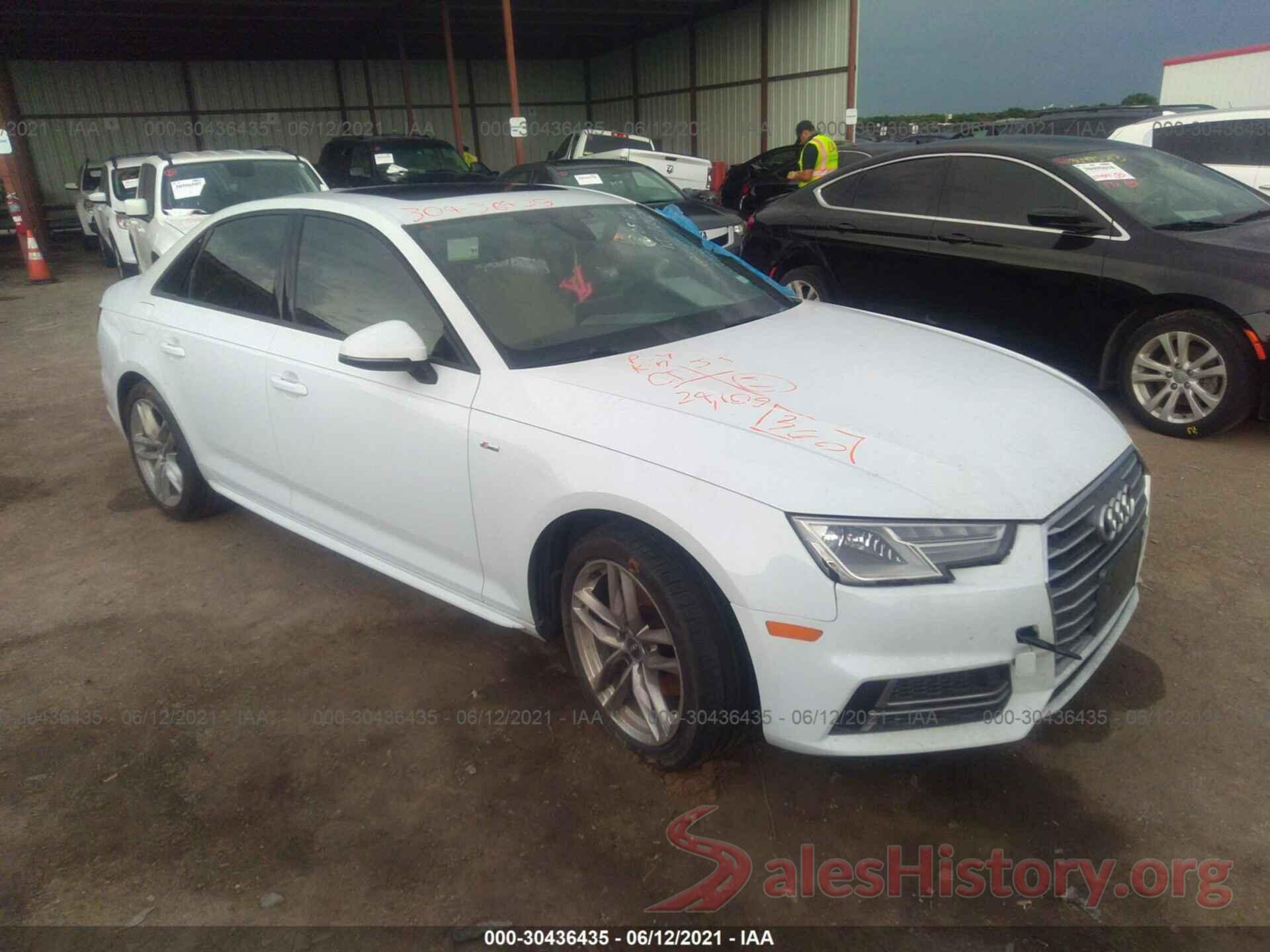 WAUKMAF40HN057081 2017 AUDI A4