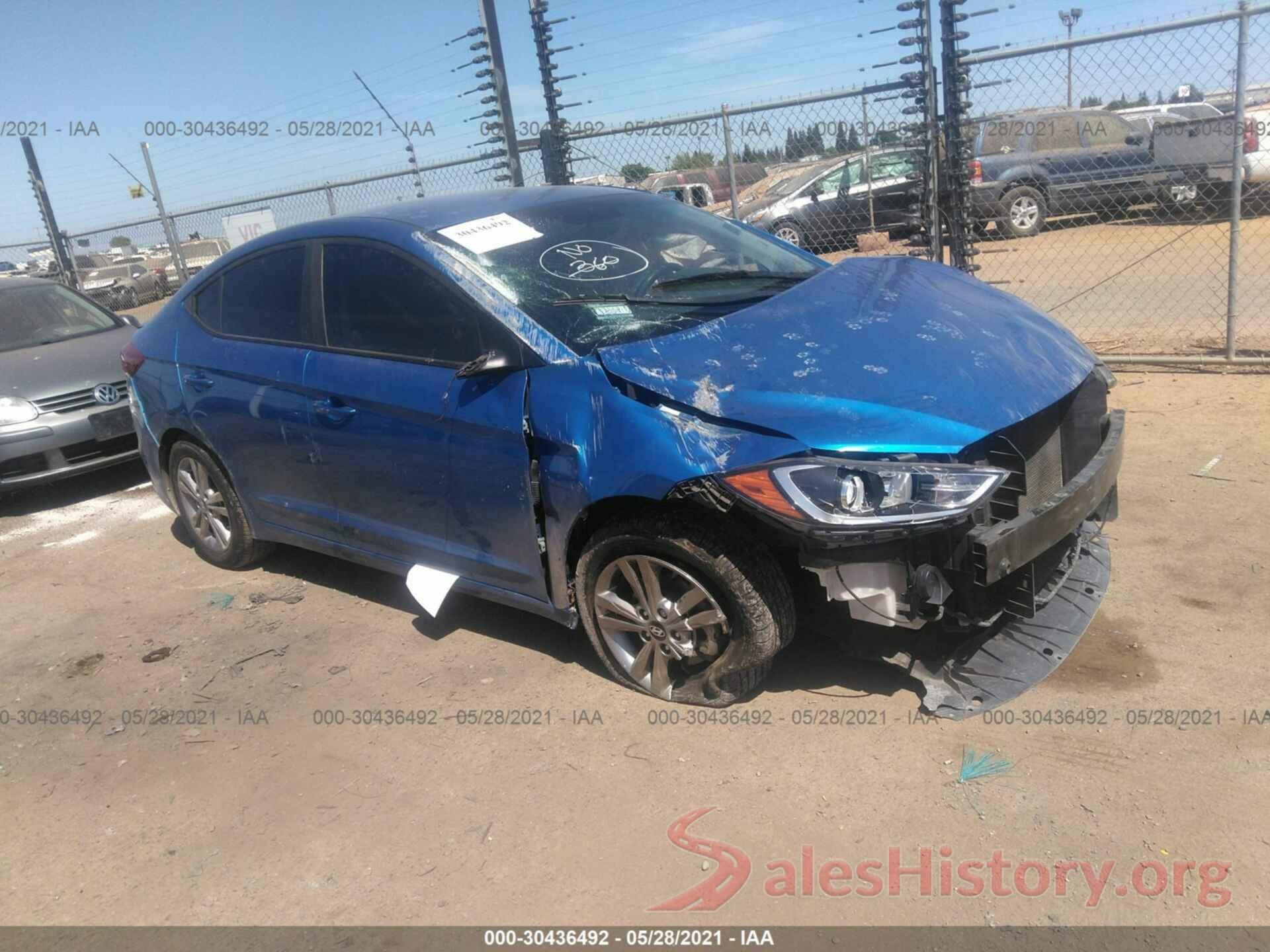 KMHD84LF9HU103189 2017 HYUNDAI ELANTRA