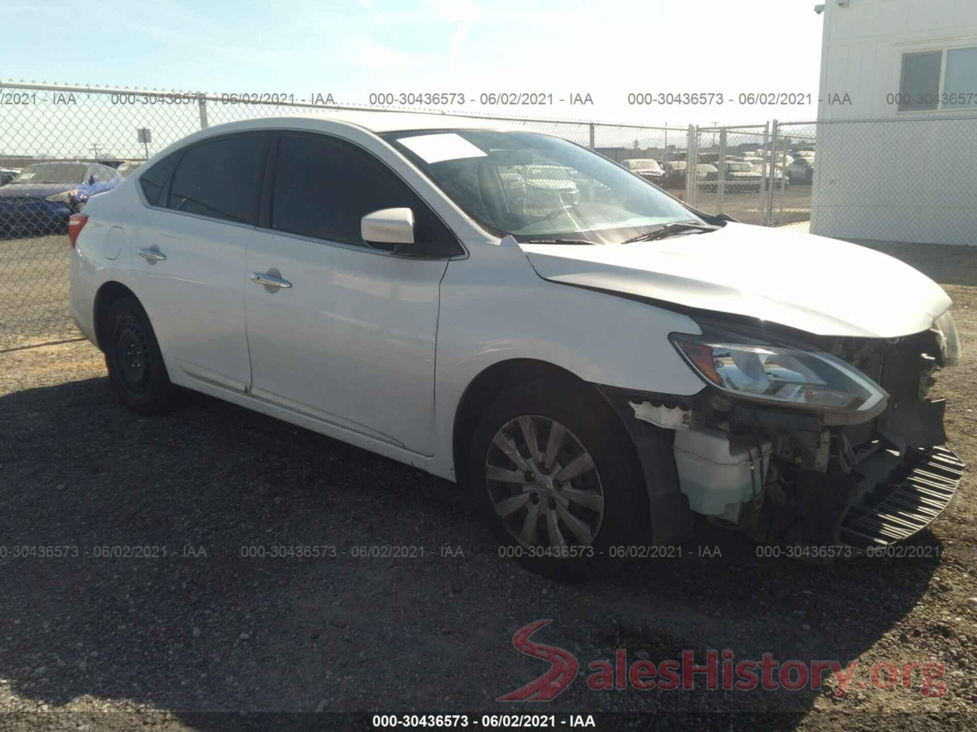 3N1AB7AP8GY318583 2016 NISSAN SENTRA