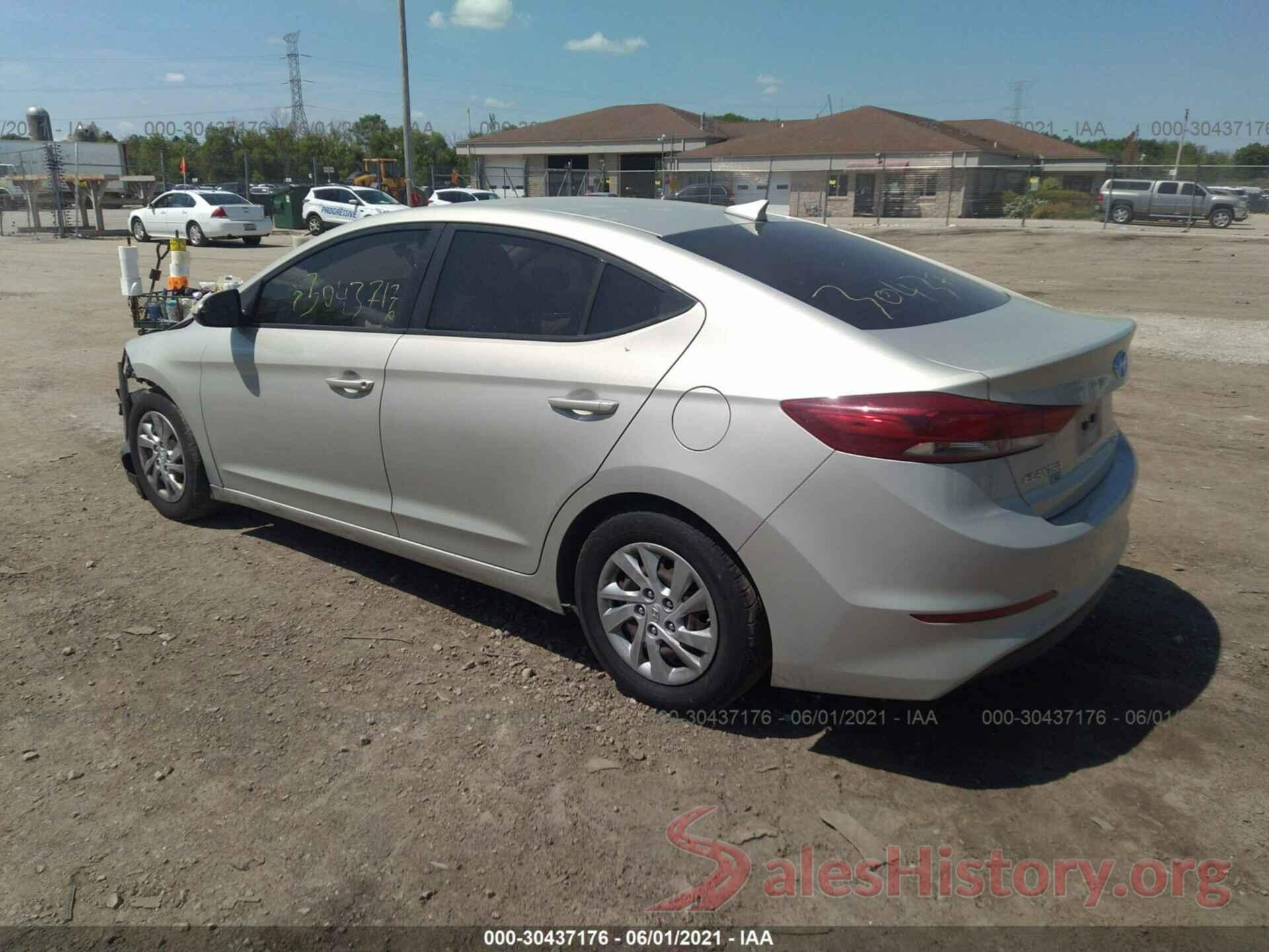 5NPD74LF8HH175051 2017 HYUNDAI ELANTRA