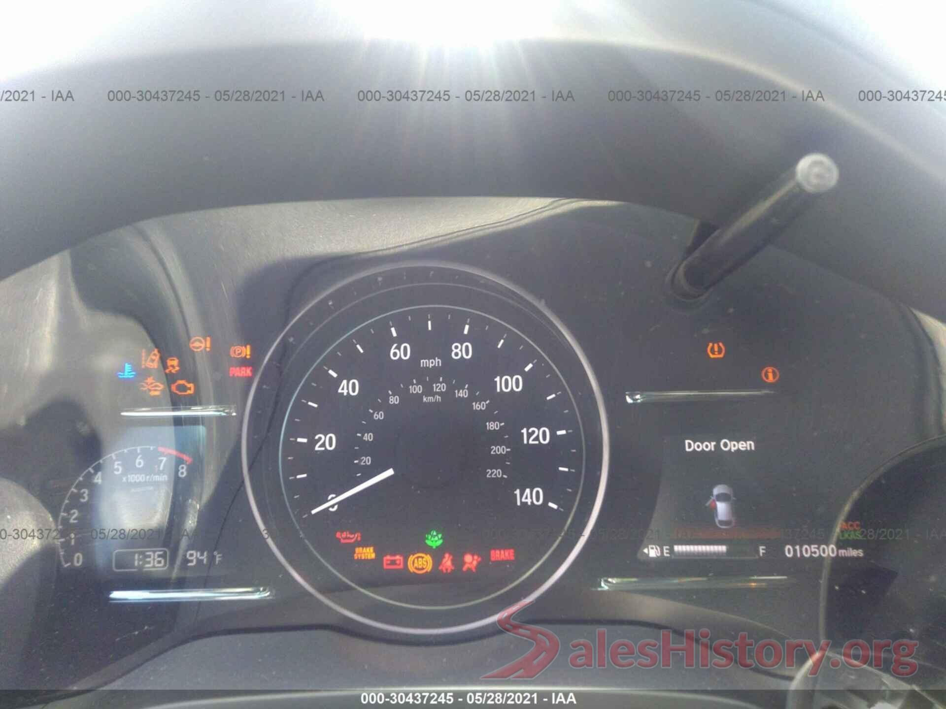 3CZRU5H59KM711392 2019 HONDA HR-V