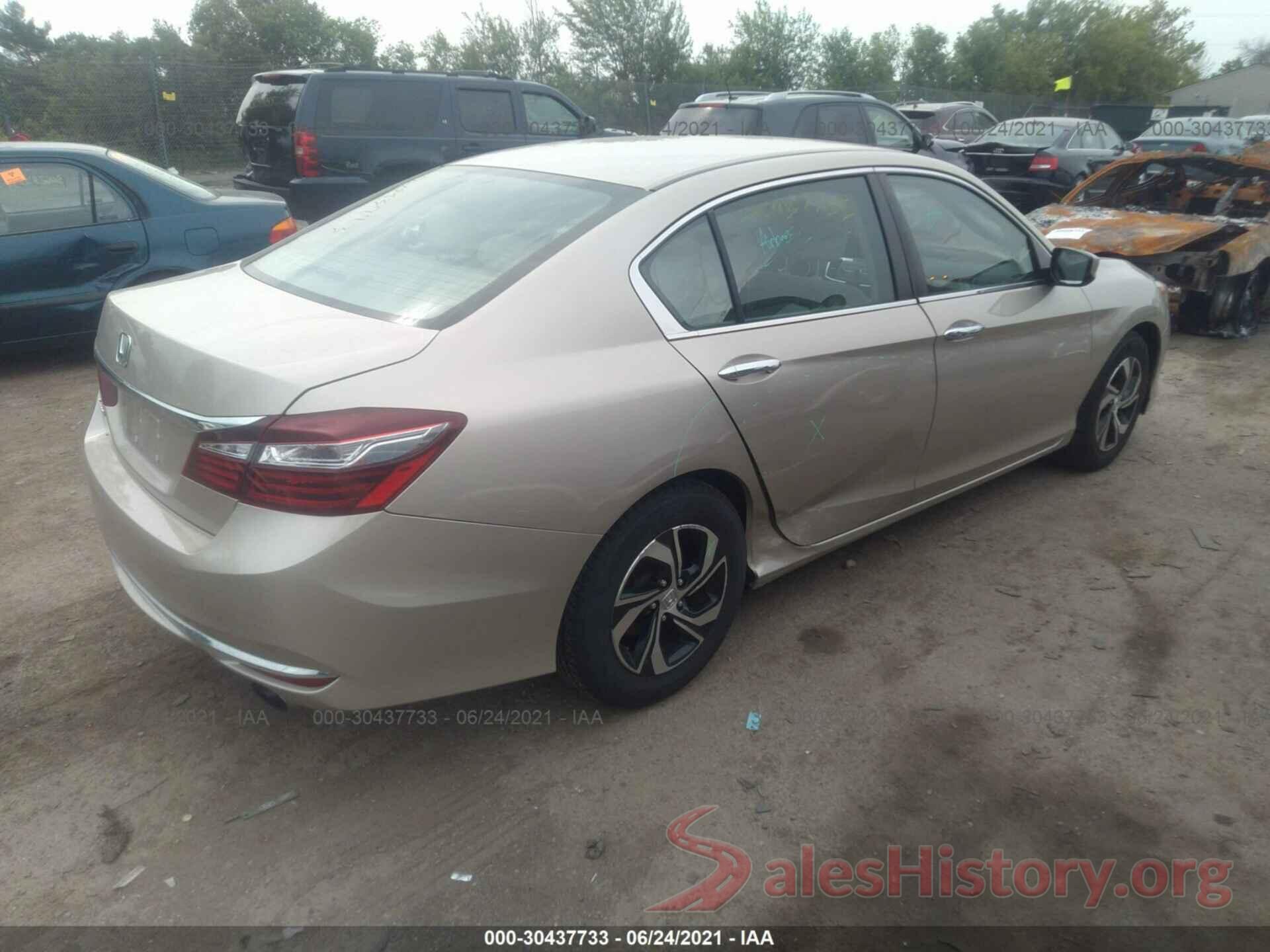 1HGCR2F30GA053982 2016 HONDA ACCORD SEDAN