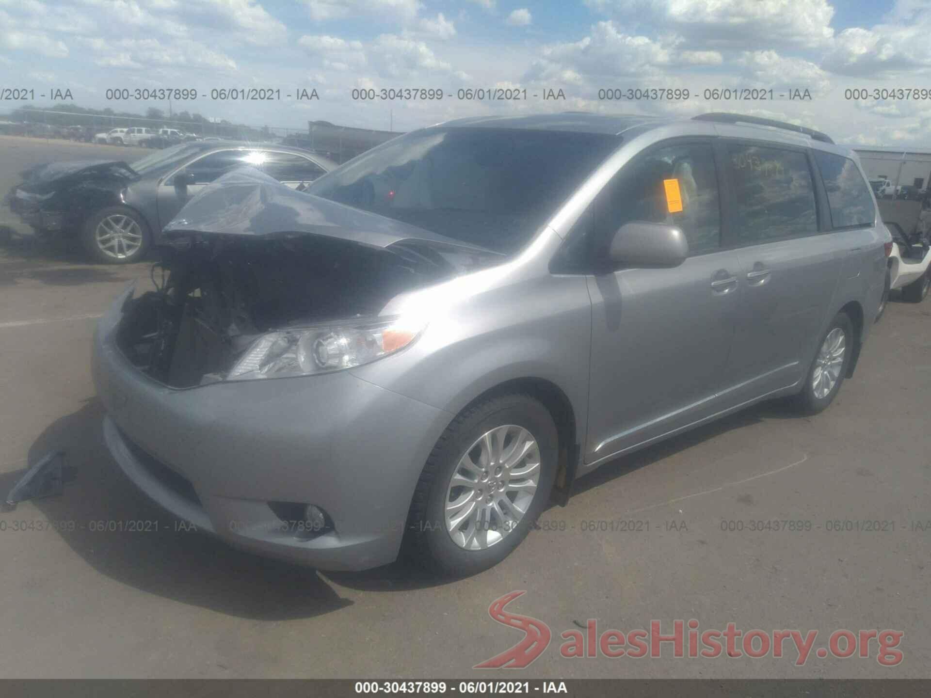 5TDYK3DC9FS600542 2015 TOYOTA SIENNA