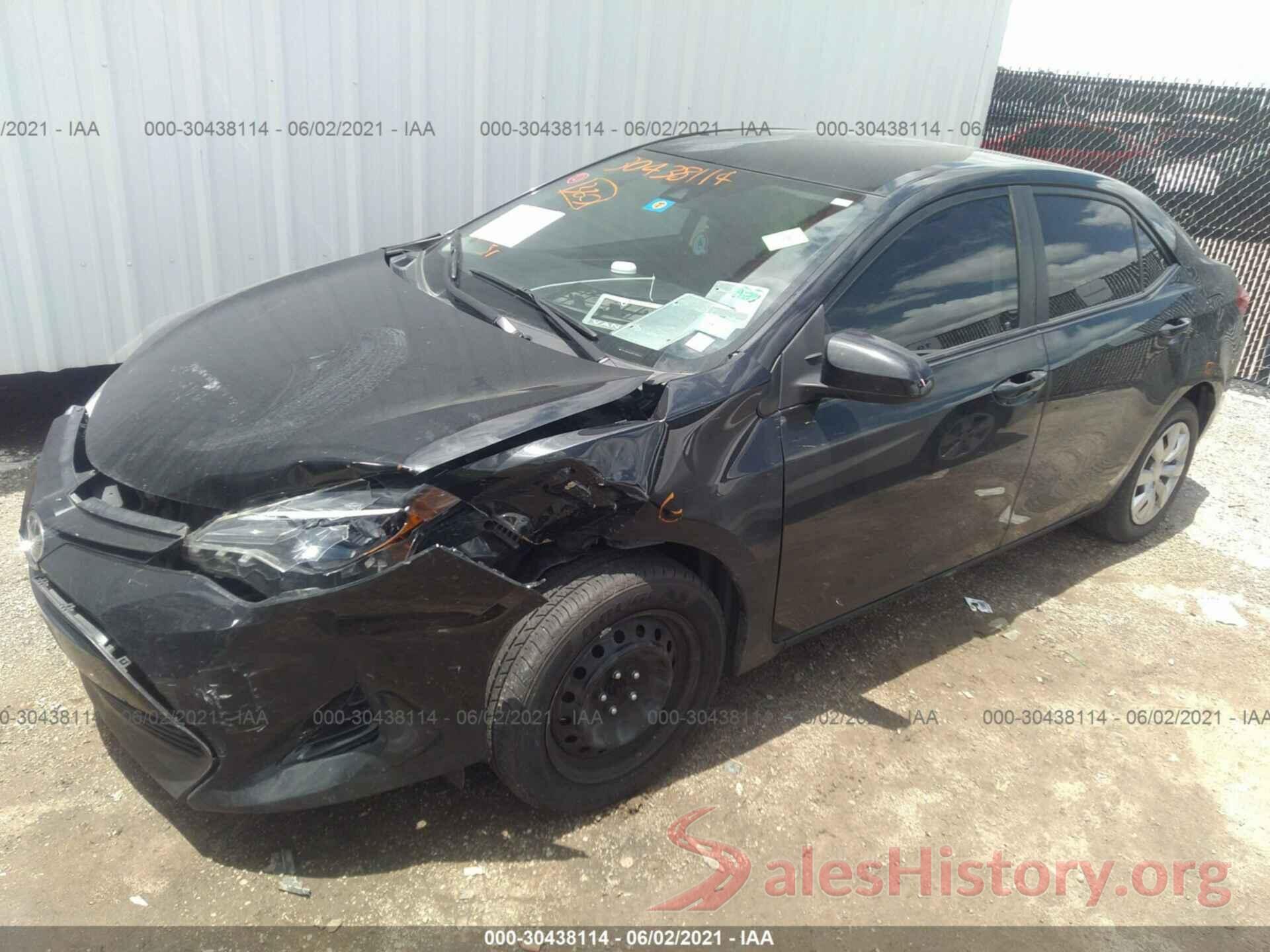 5YFBURHE8JP780841 2018 TOYOTA COROLLA