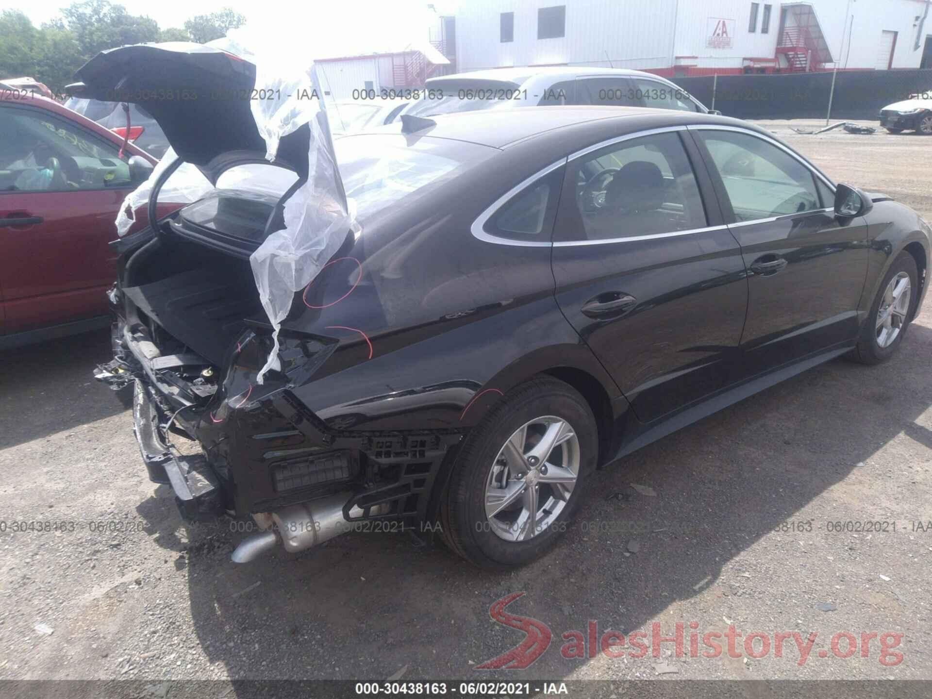 5NPEG4JA4MH125155 2021 HYUNDAI SONATA