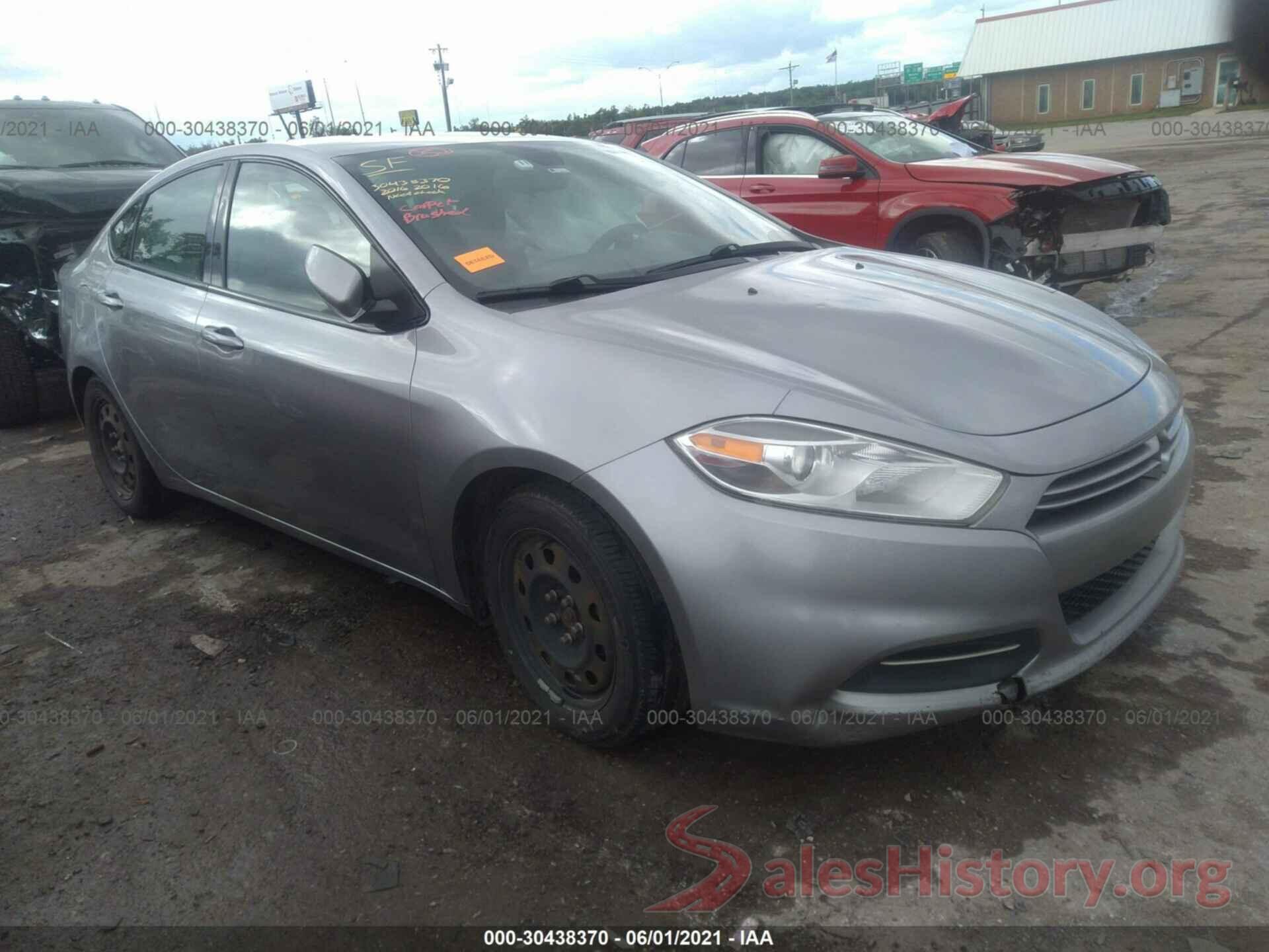 1C3CDFAA1GD549323 2016 DODGE DART