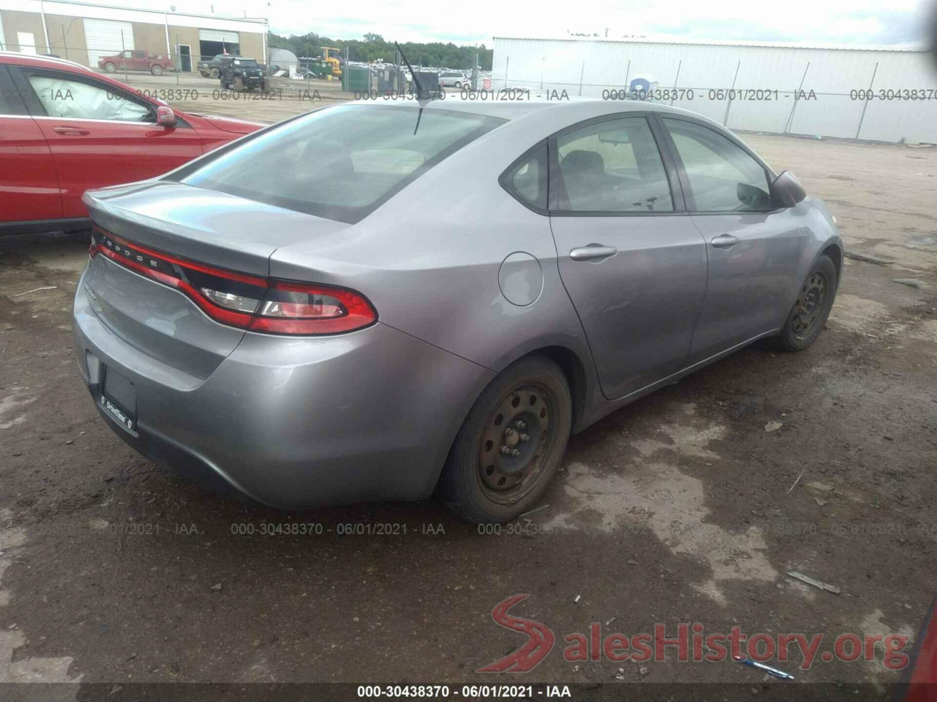 1C3CDFAA1GD549323 2016 DODGE DART