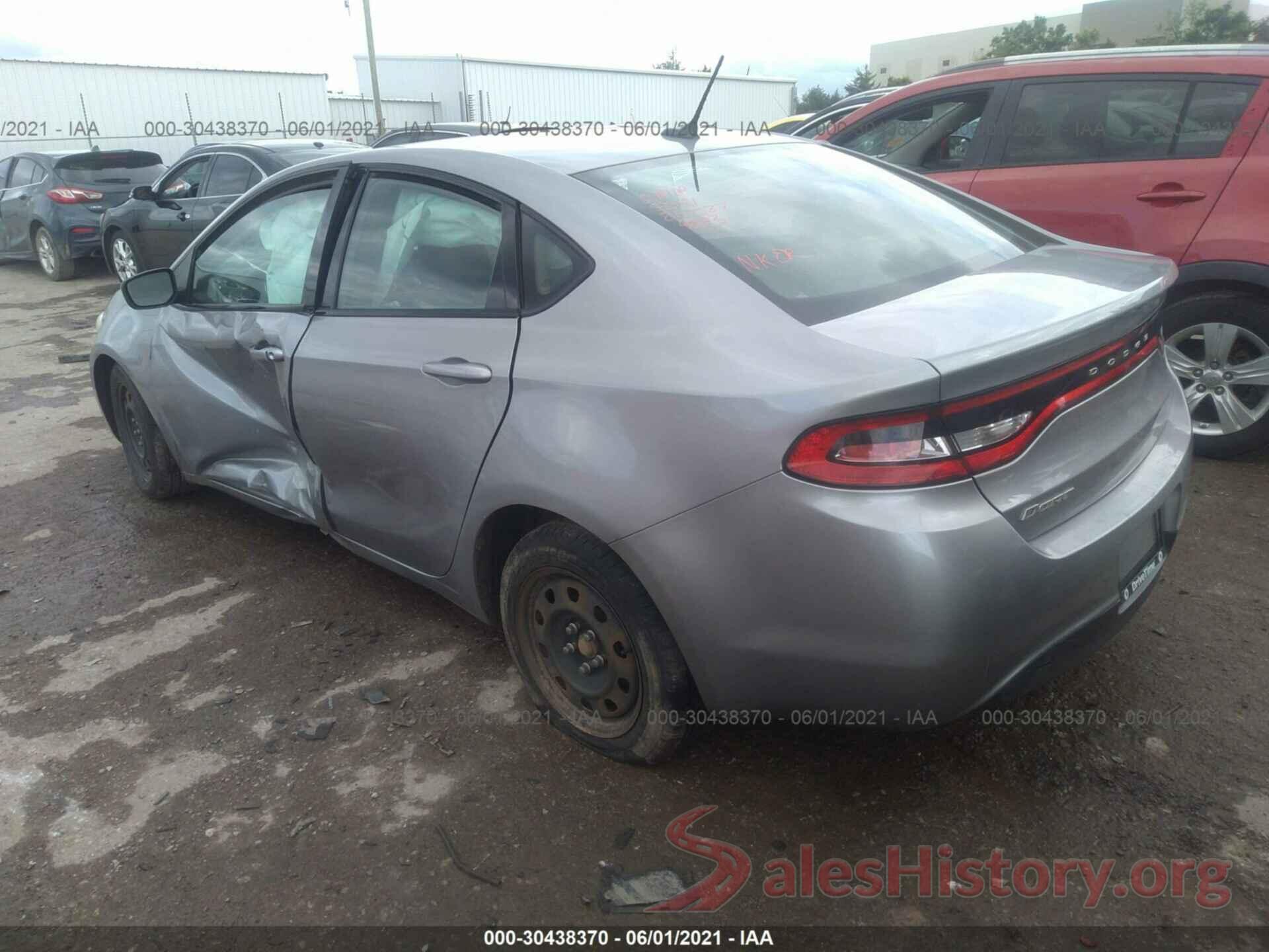 1C3CDFAA1GD549323 2016 DODGE DART