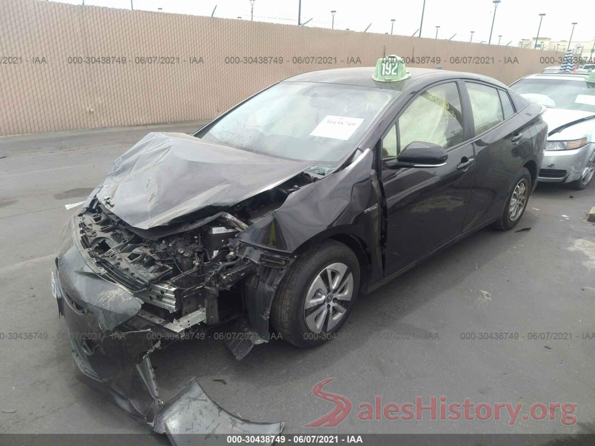 JTDKARFU0G3027941 2016 TOYOTA PRIUS