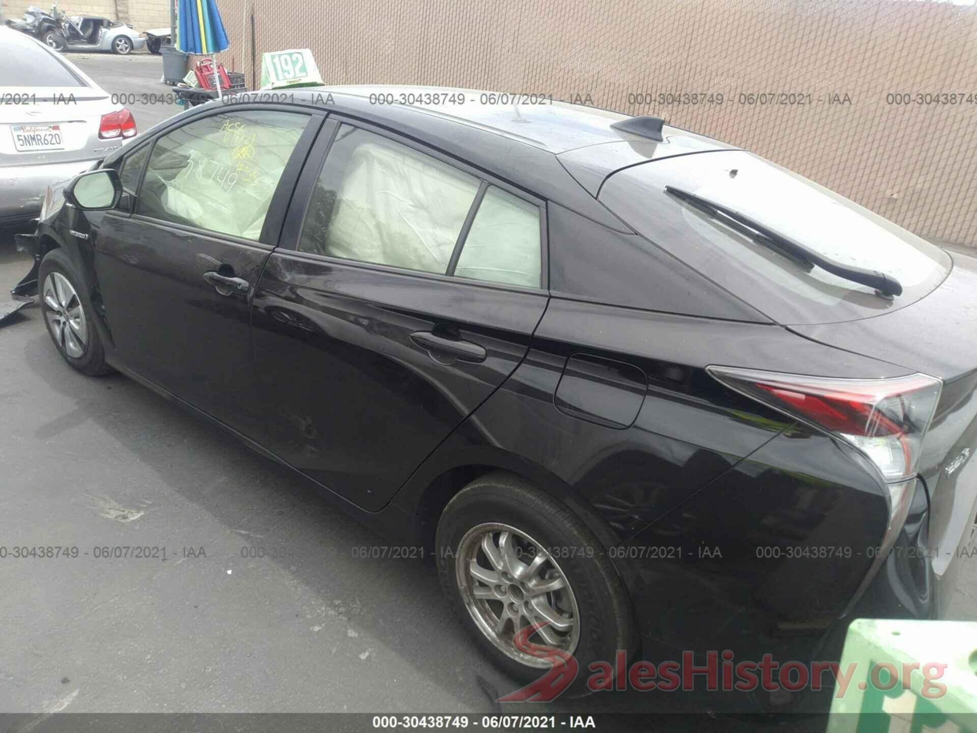 JTDKARFU0G3027941 2016 TOYOTA PRIUS