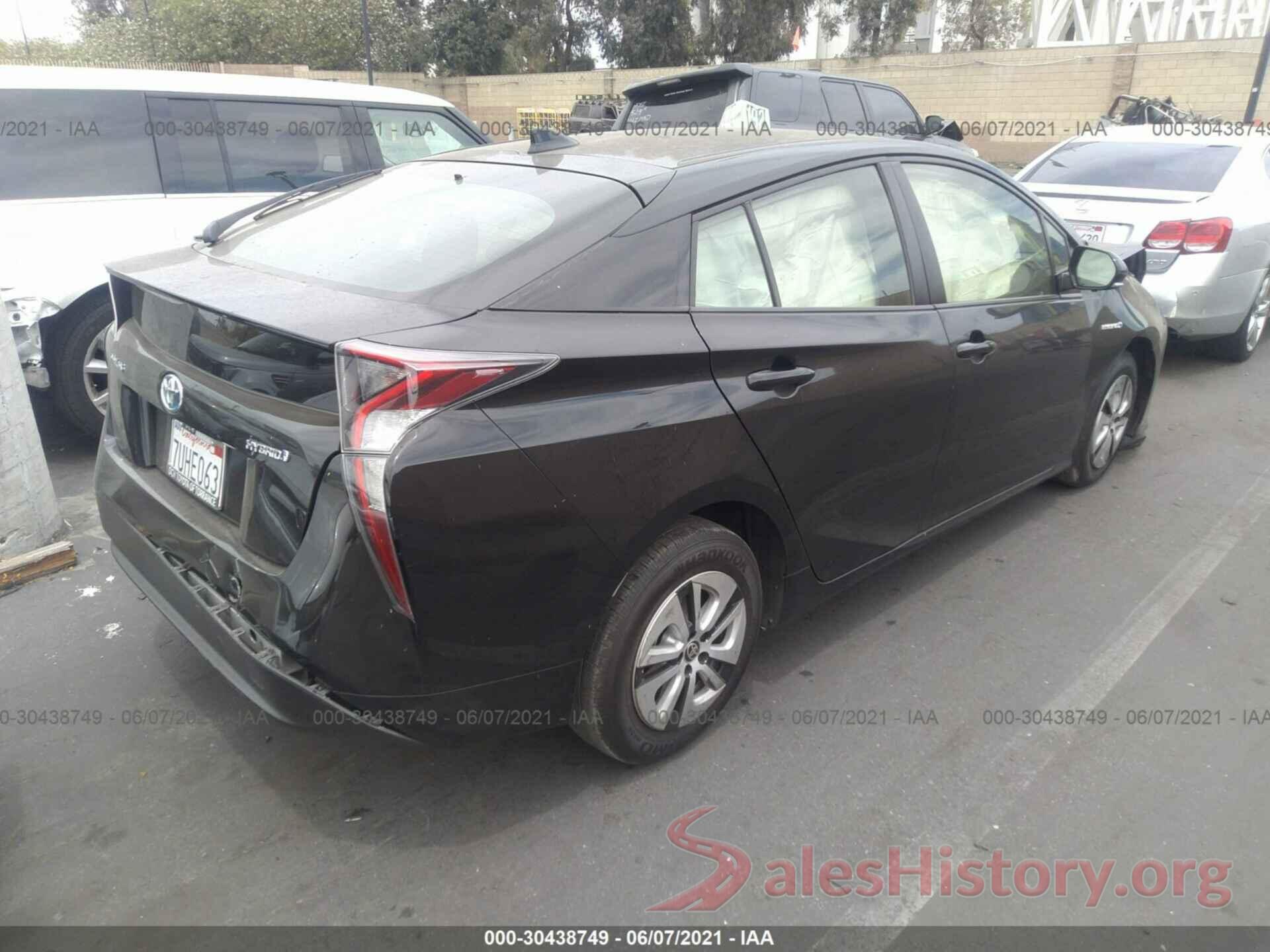 JTDKARFU0G3027941 2016 TOYOTA PRIUS