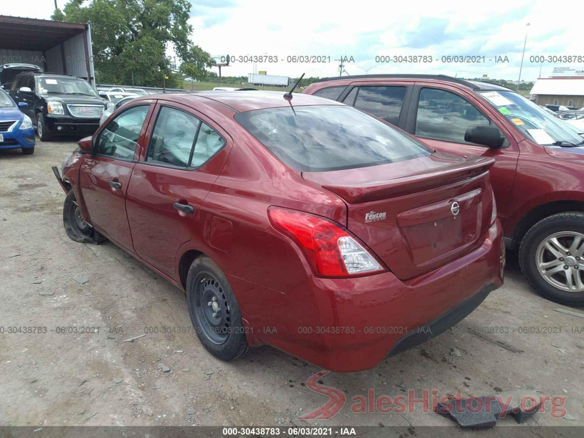 3N1CN7AP0GL872830 2016 NISSAN VERSA