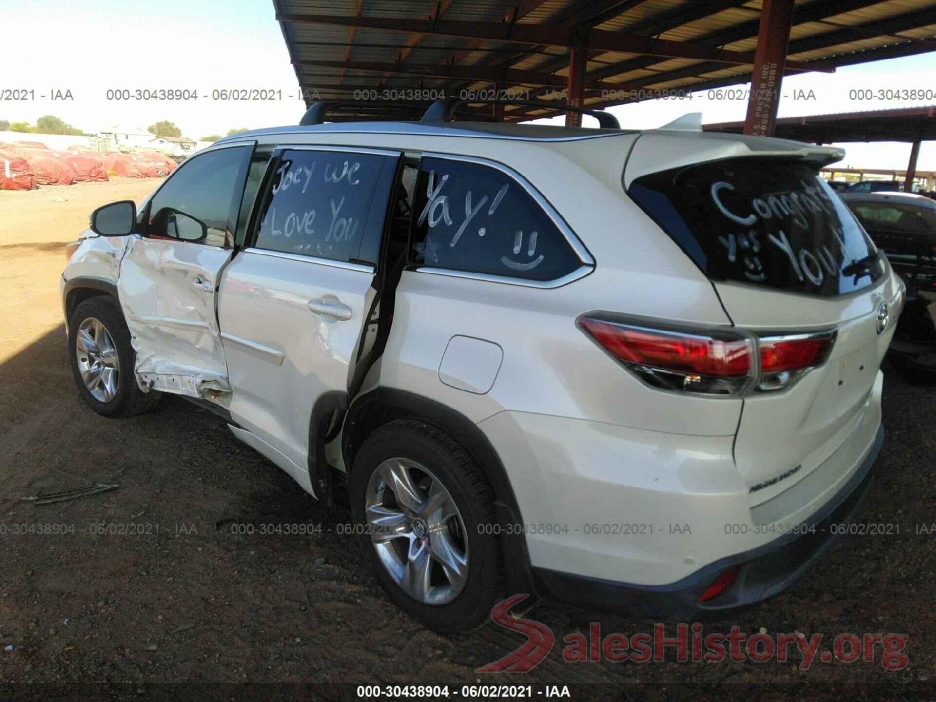 5TDDKRFH4GS317638 2016 TOYOTA HIGHLANDER