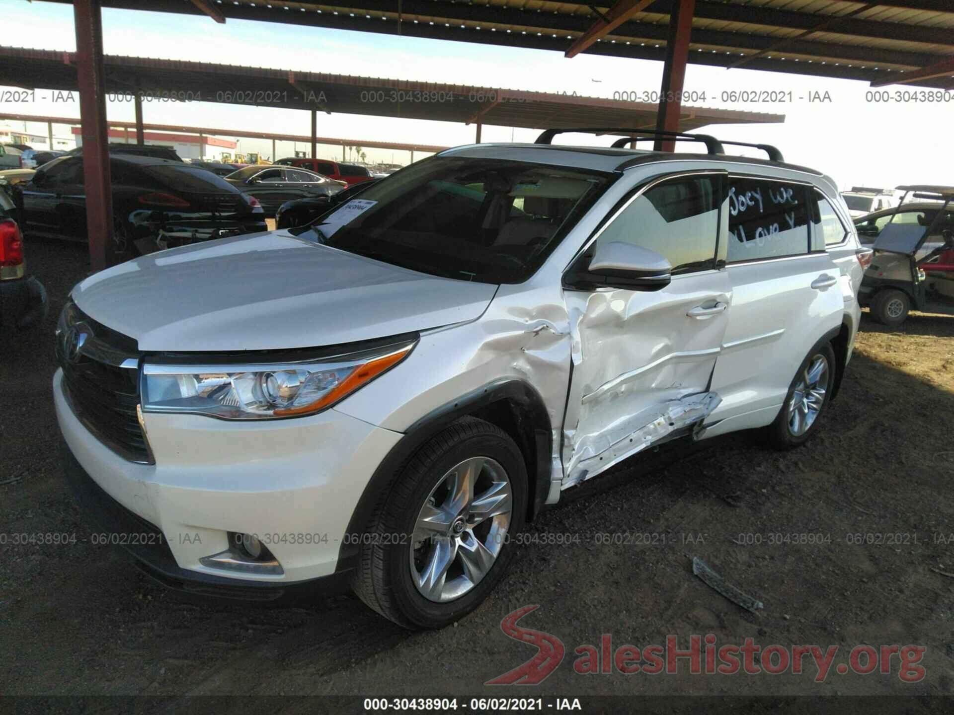 5TDDKRFH4GS317638 2016 TOYOTA HIGHLANDER