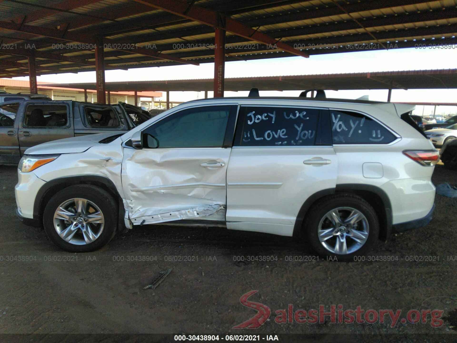 5TDDKRFH4GS317638 2016 TOYOTA HIGHLANDER