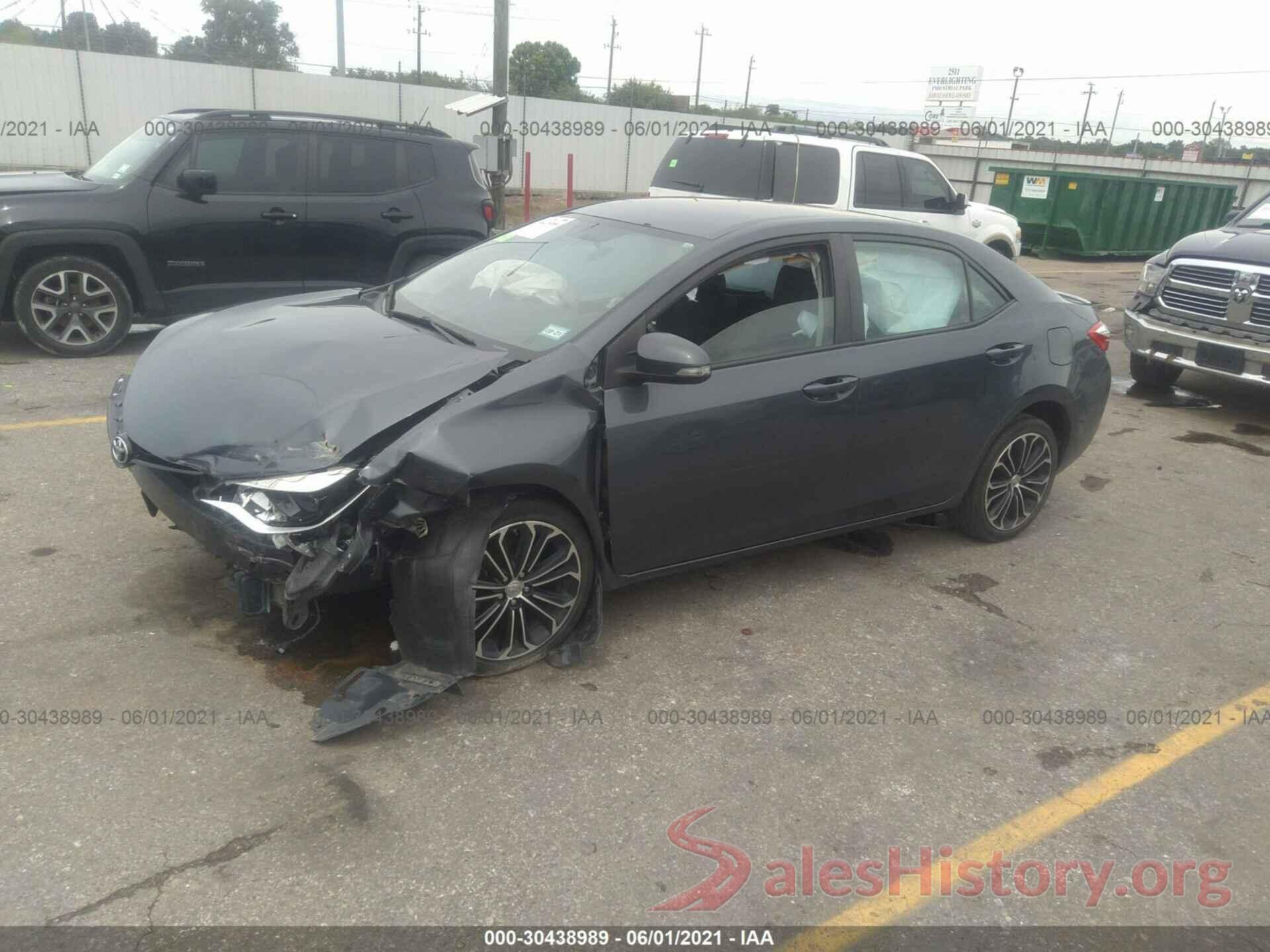 5YFBURHEXGP397699 2016 TOYOTA COROLLA