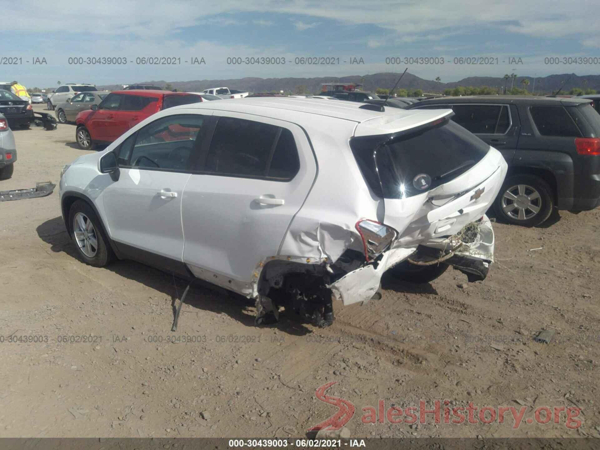 KL7CJKSB5LB045008 2020 CHEVROLET TRAX