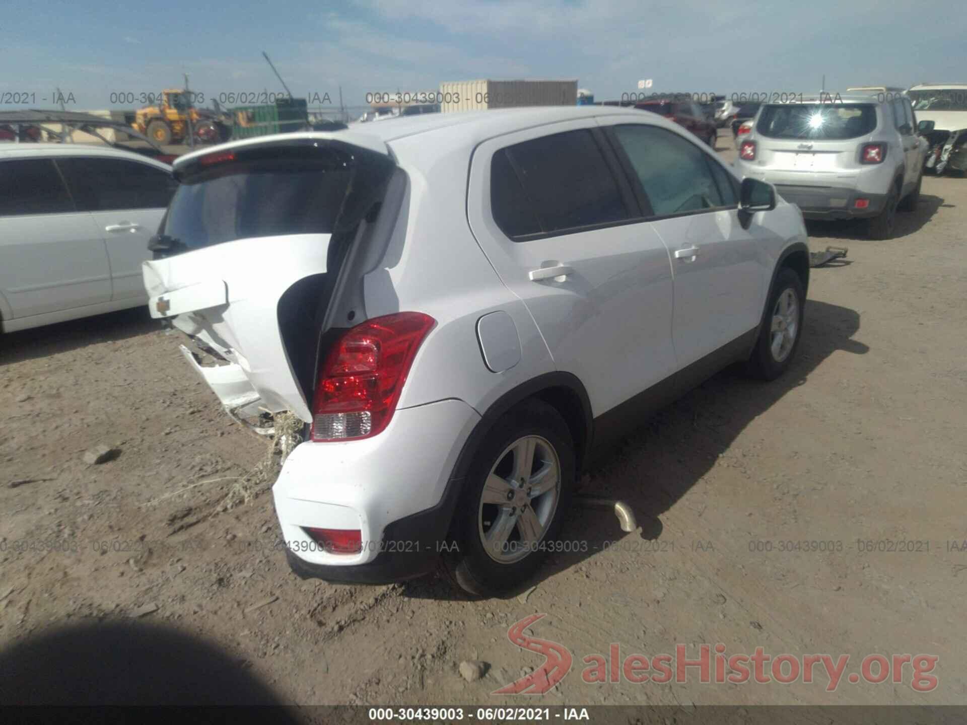 KL7CJKSB5LB045008 2020 CHEVROLET TRAX