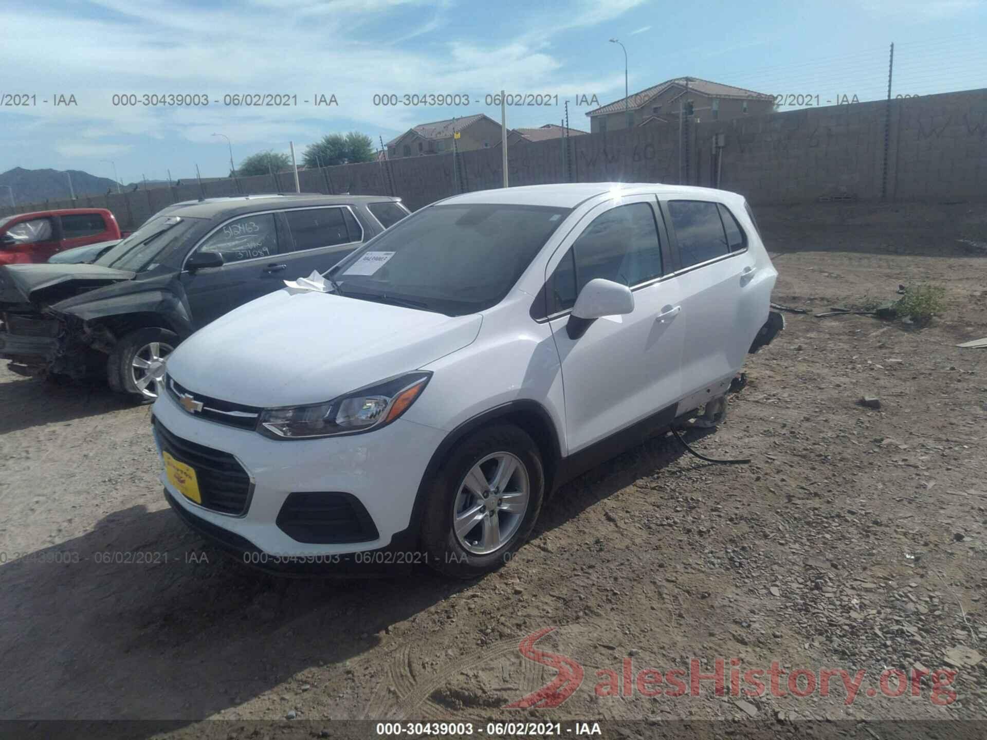 KL7CJKSB5LB045008 2020 CHEVROLET TRAX