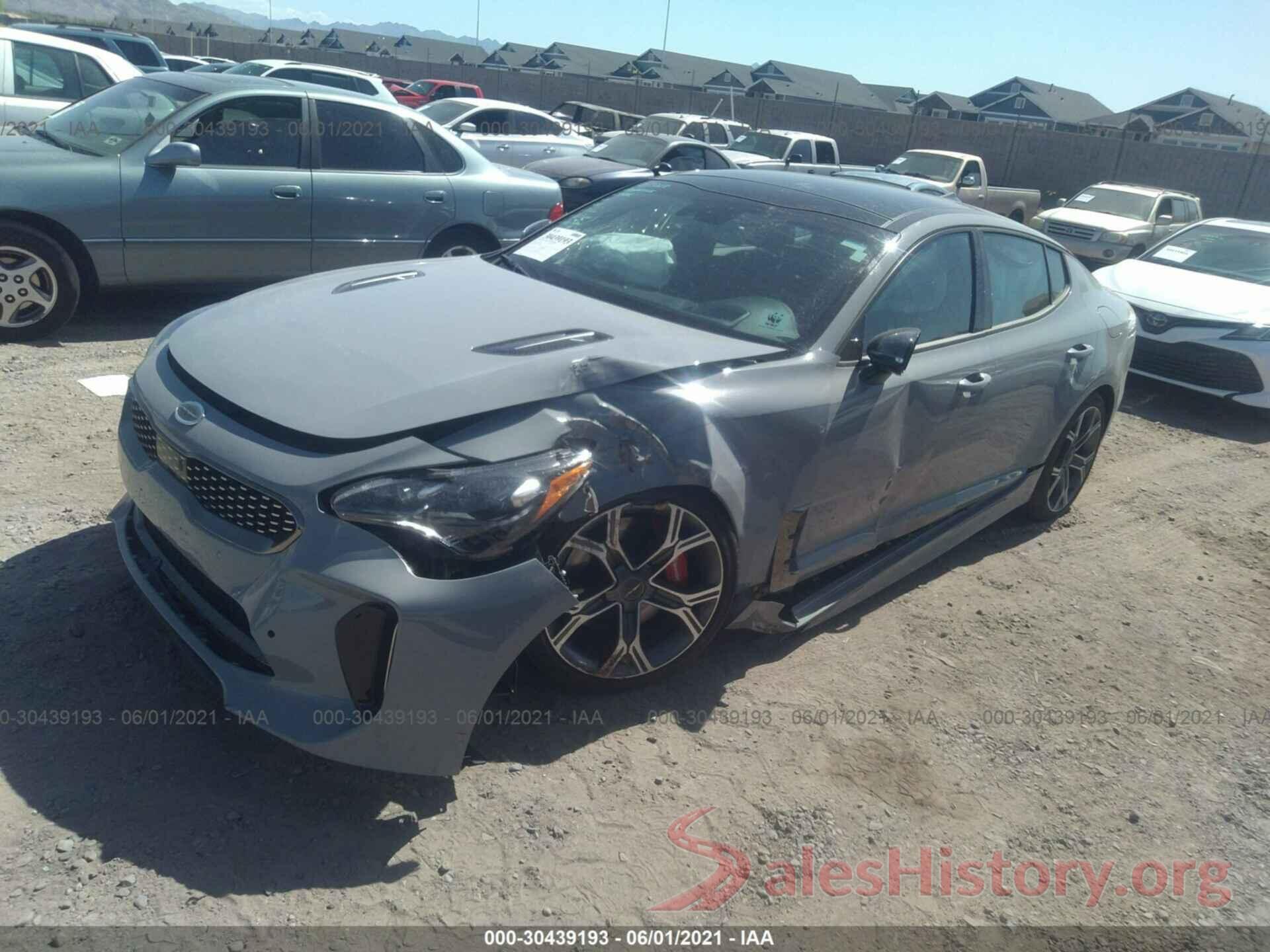 KNAE55LC3L6074389 2020 KIA STINGER