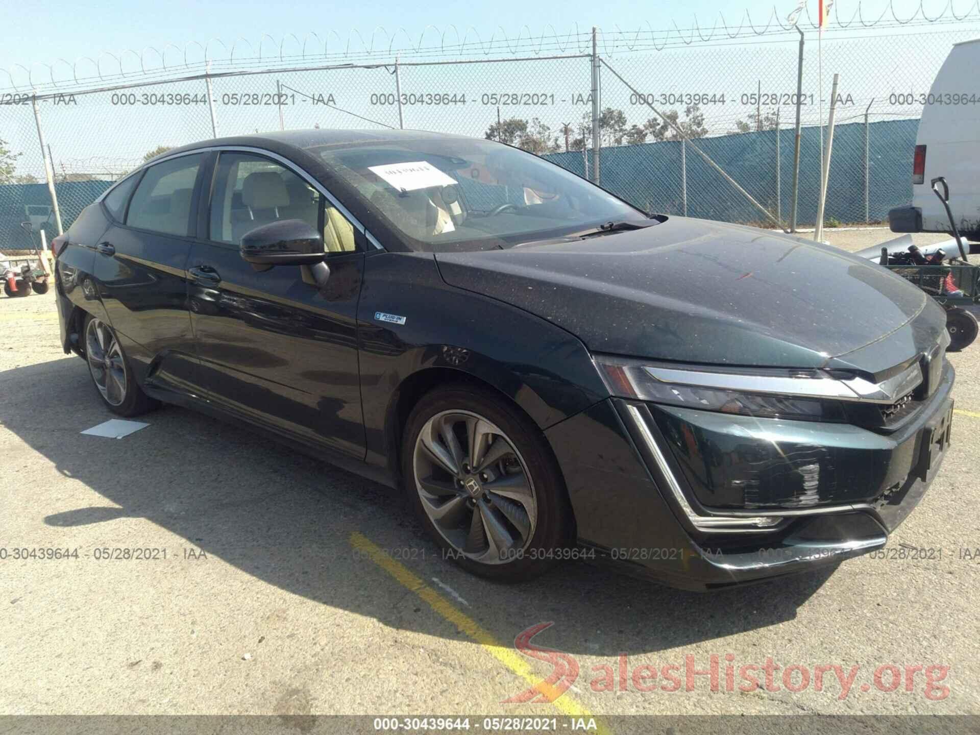 JHMZC5F35JC016738 2018 HONDA CLARITY PLUG-IN HYBRID