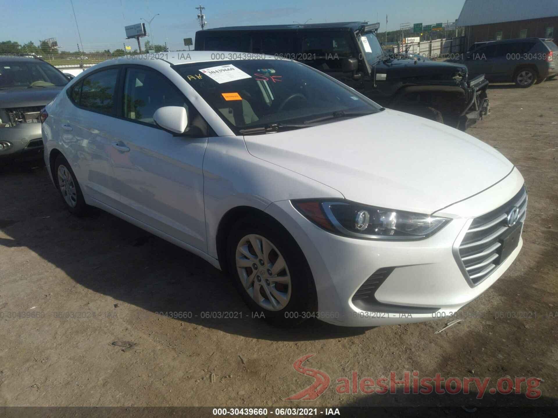 5NPD74LF0HH127639 2017 HYUNDAI ELANTRA