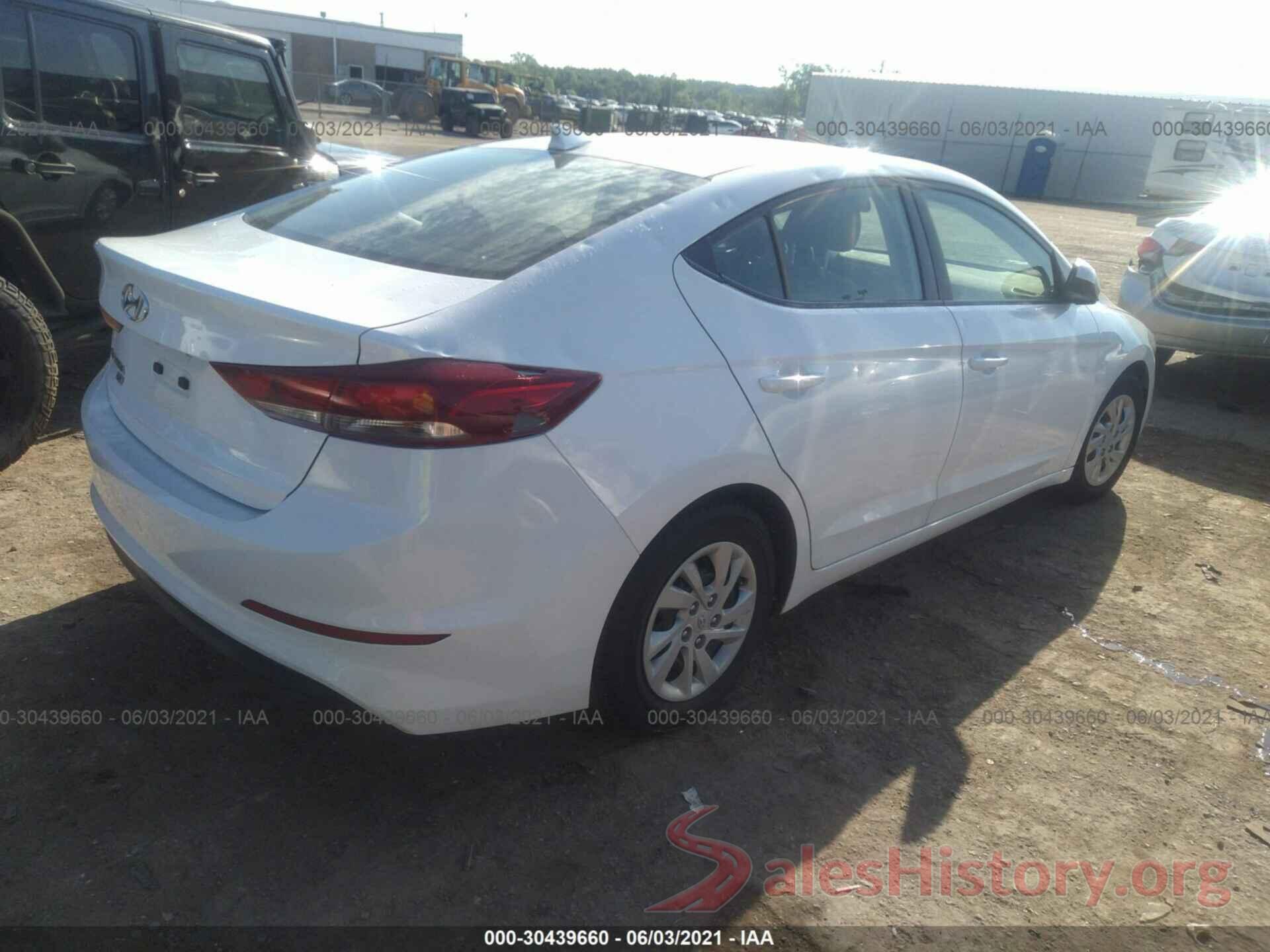 5NPD74LF0HH127639 2017 HYUNDAI ELANTRA