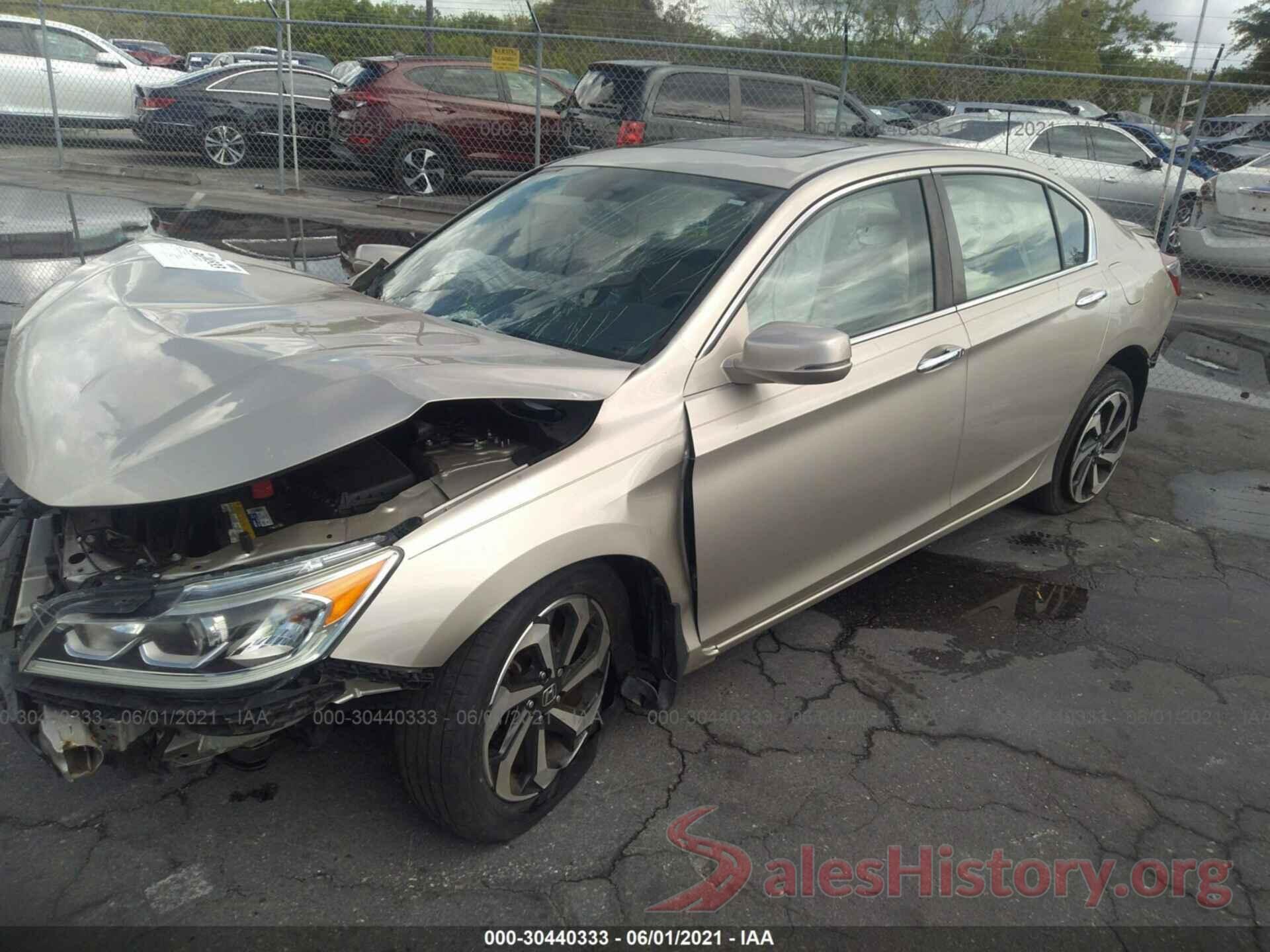 1HGCR2F87GA021400 2016 HONDA ACCORD SEDAN