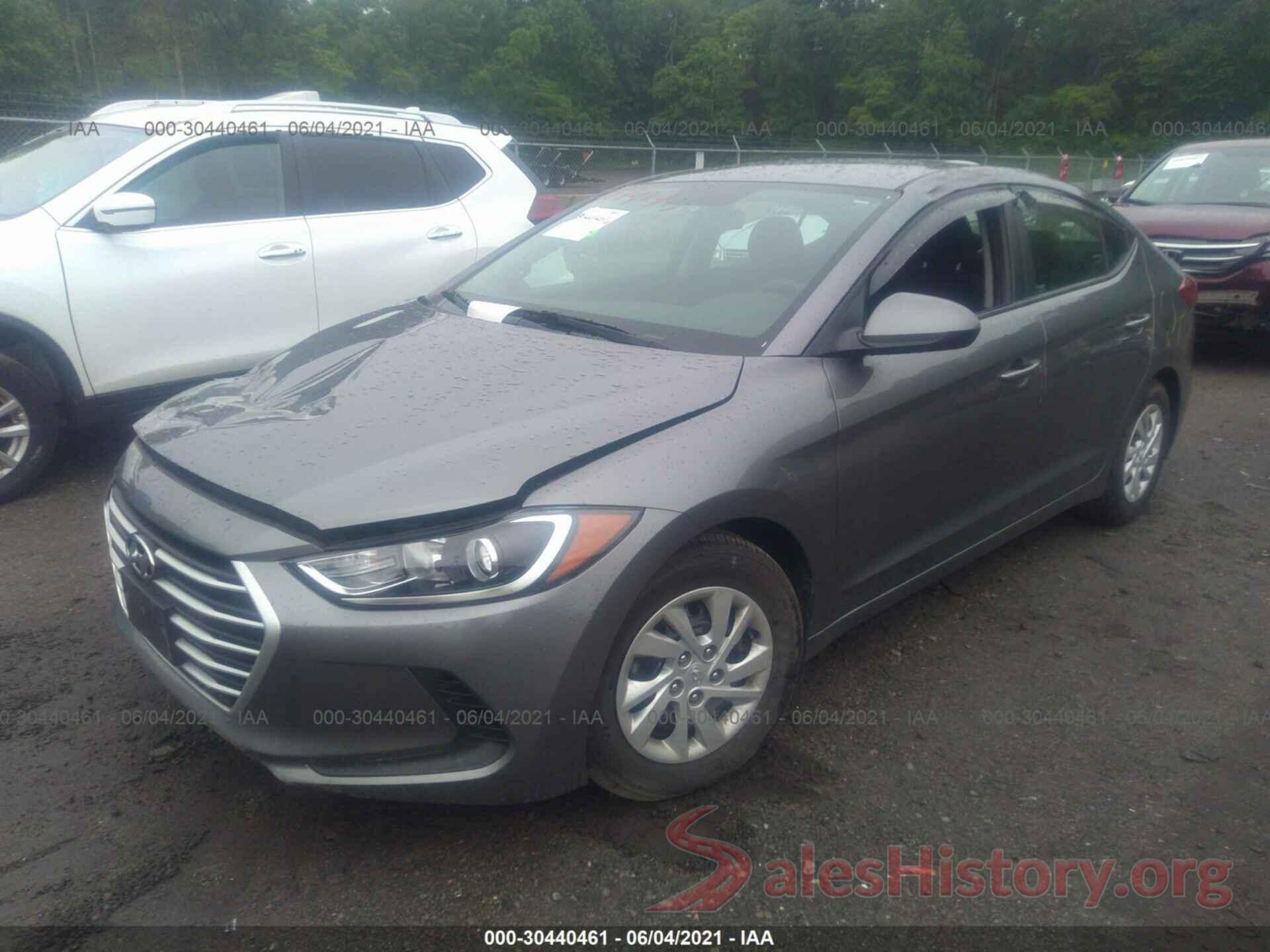 5NPD74LF5JH352614 2018 HYUNDAI ELANTRA