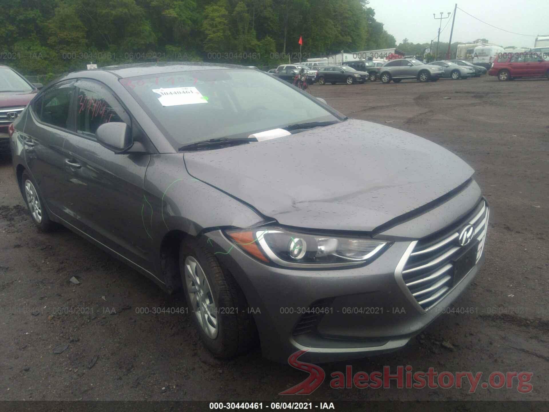 5NPD74LF5JH352614 2018 HYUNDAI ELANTRA