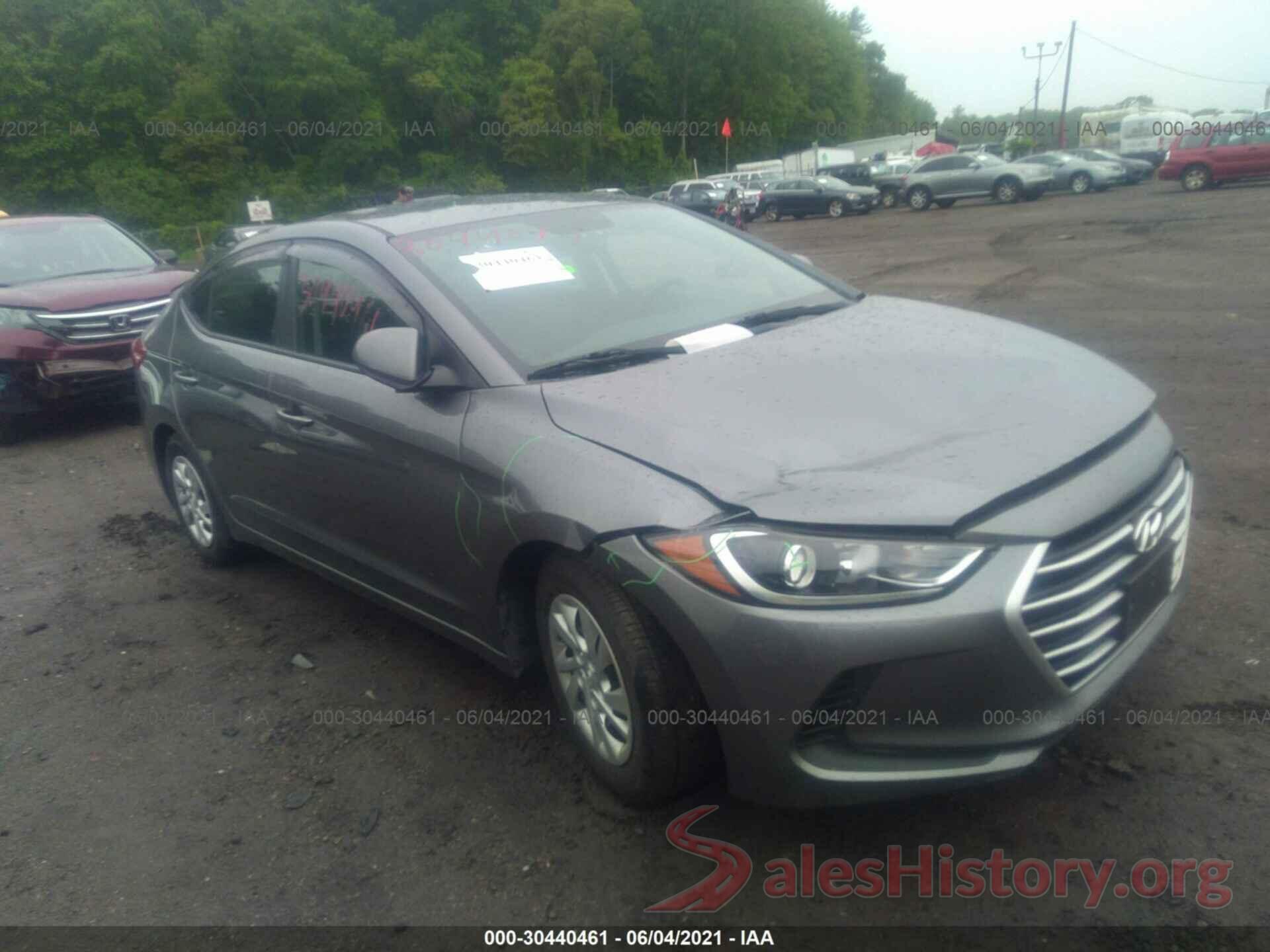 5NPD74LF5JH352614 2018 HYUNDAI ELANTRA