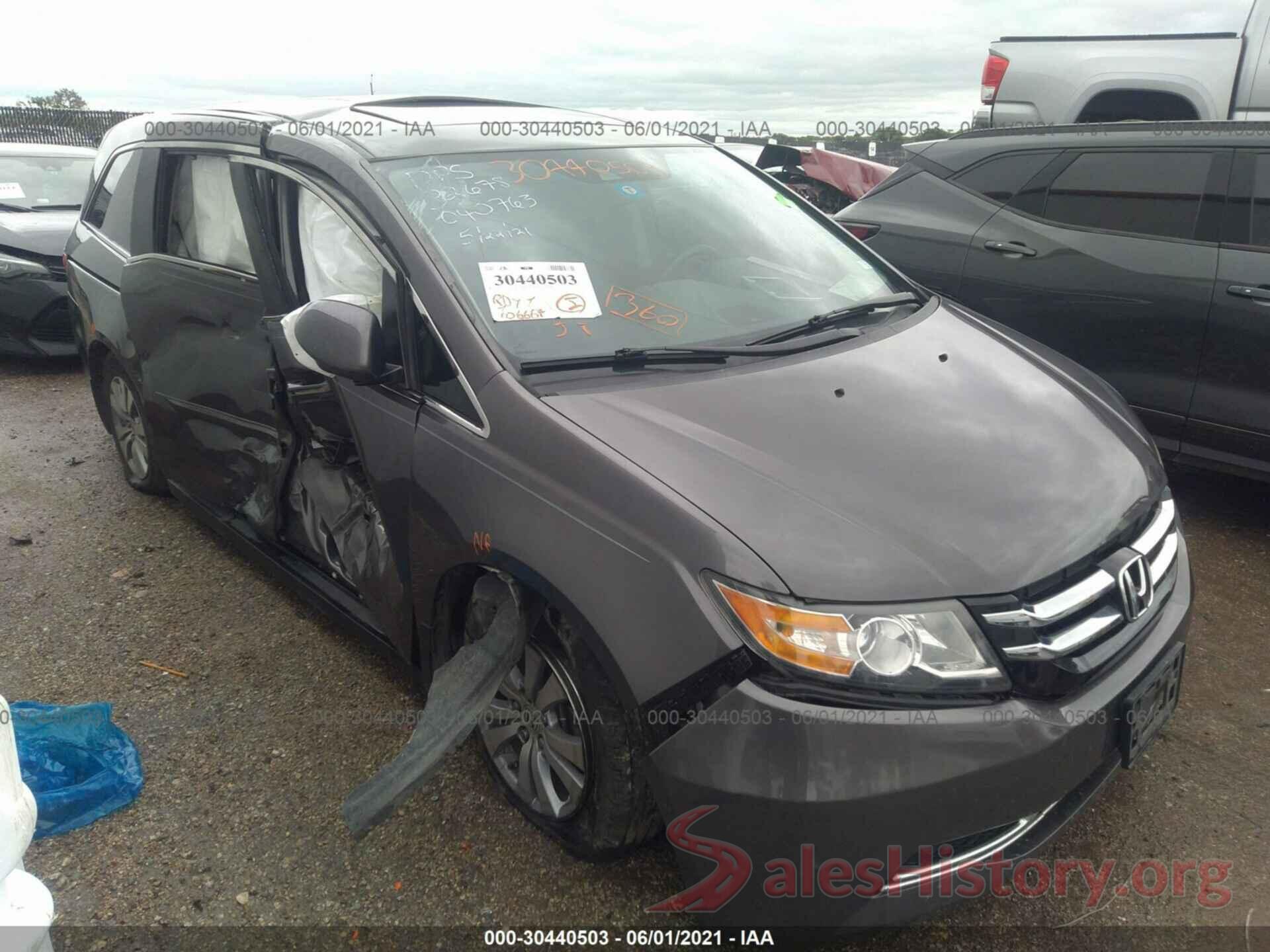 5FNRL5H68GB040763 2016 HONDA ODYSSEY