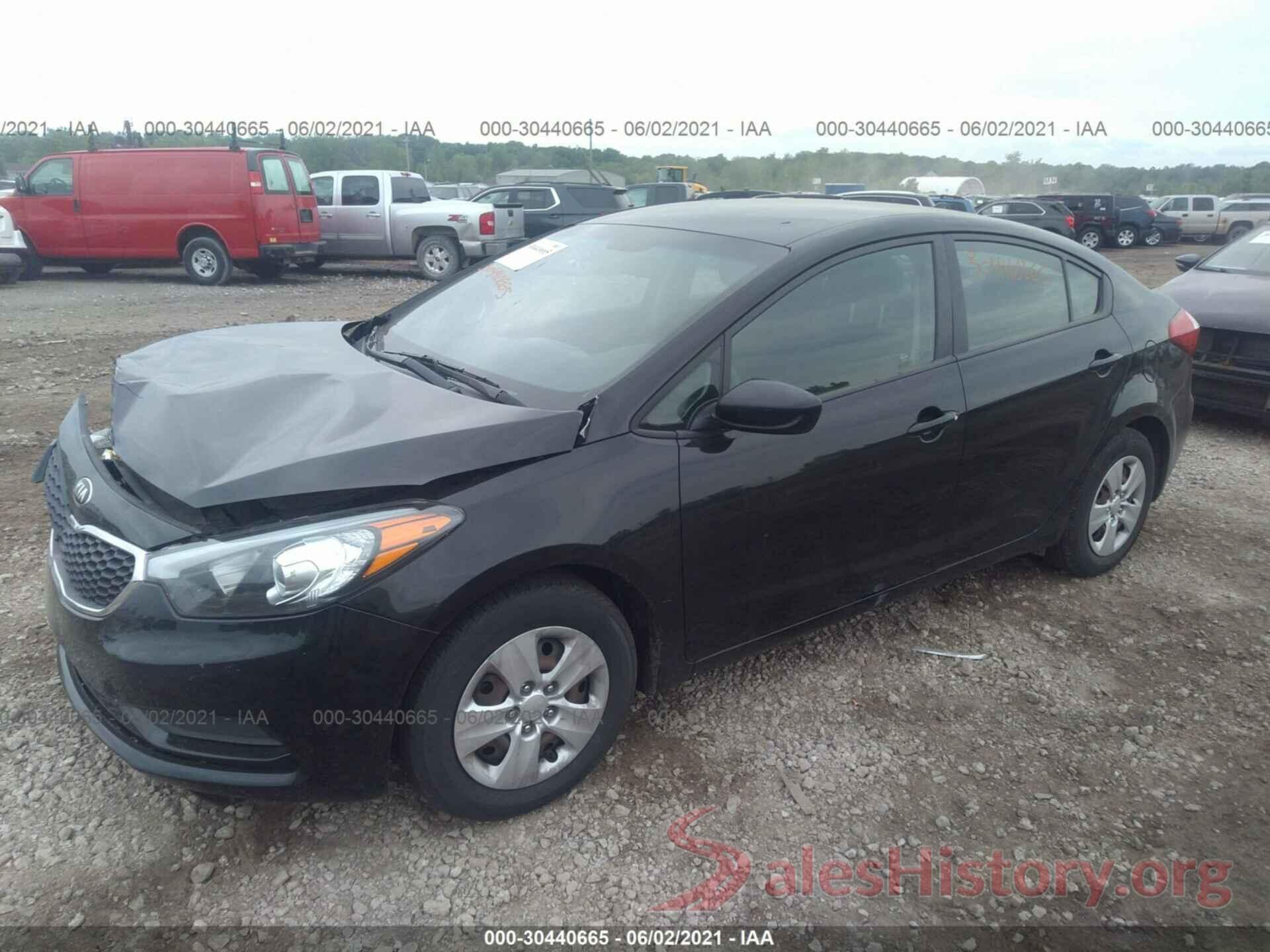 KNAFK4A68G5481334 2016 KIA FORTE