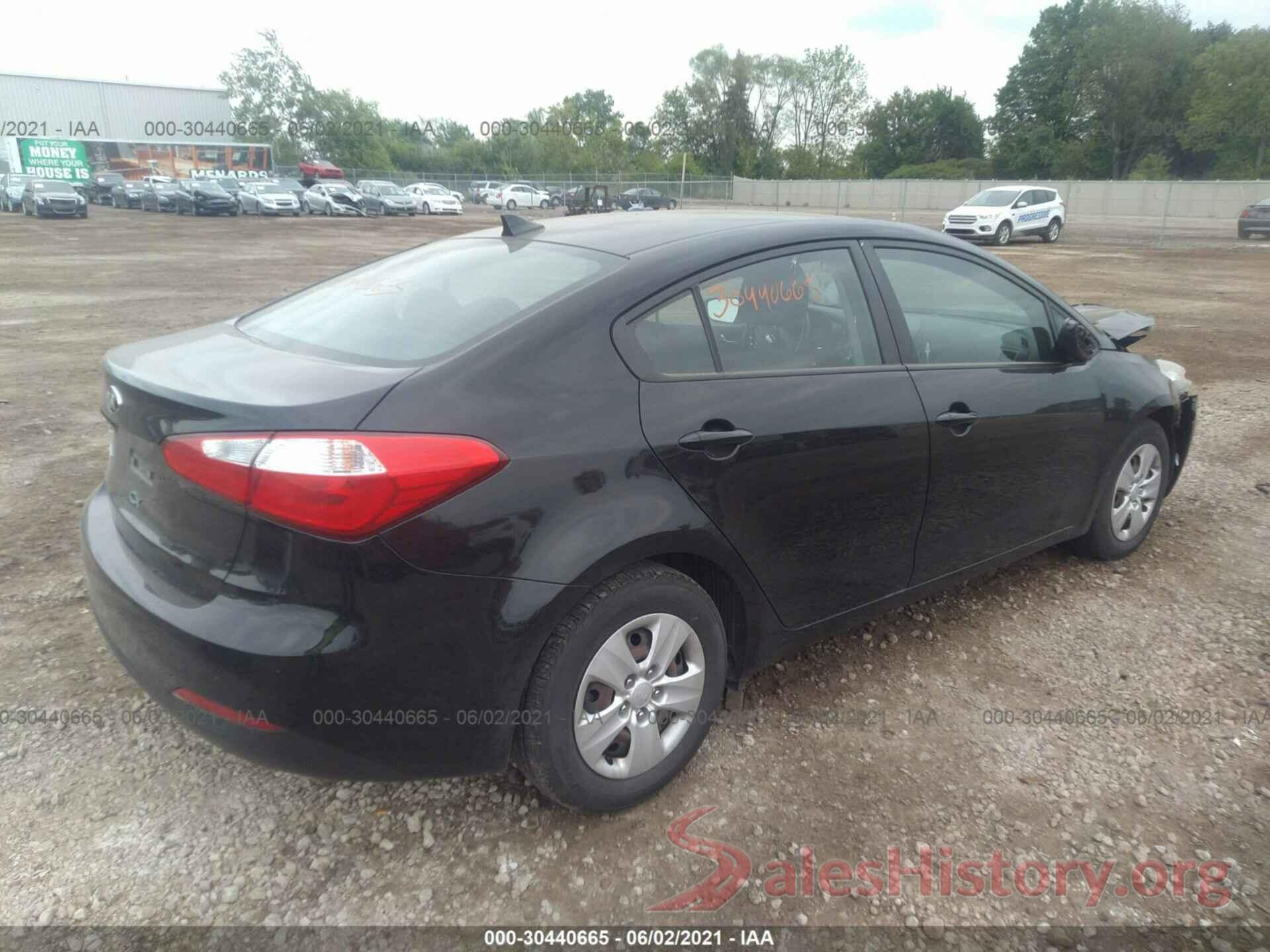 KNAFK4A68G5481334 2016 KIA FORTE