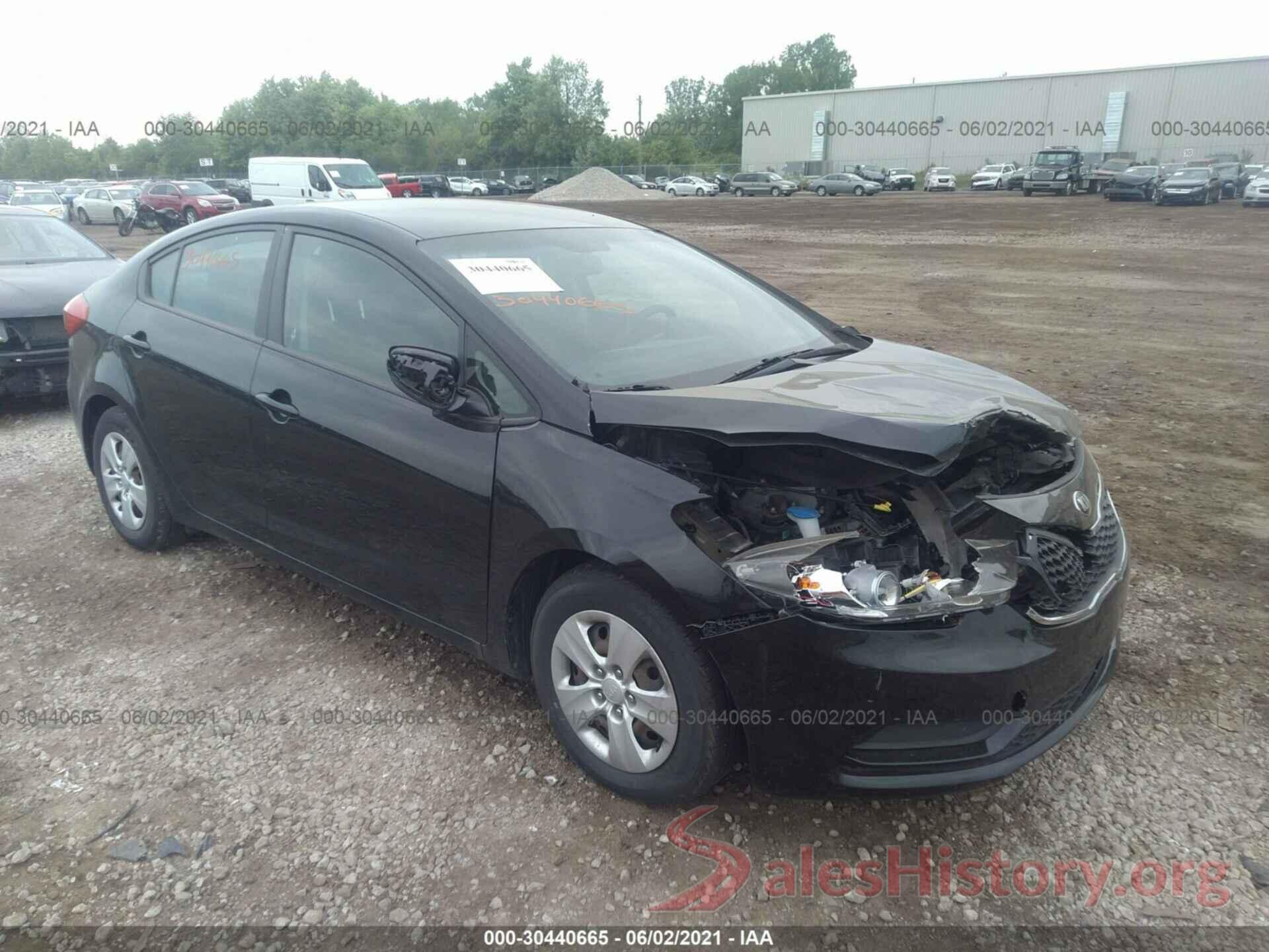 KNAFK4A68G5481334 2016 KIA FORTE