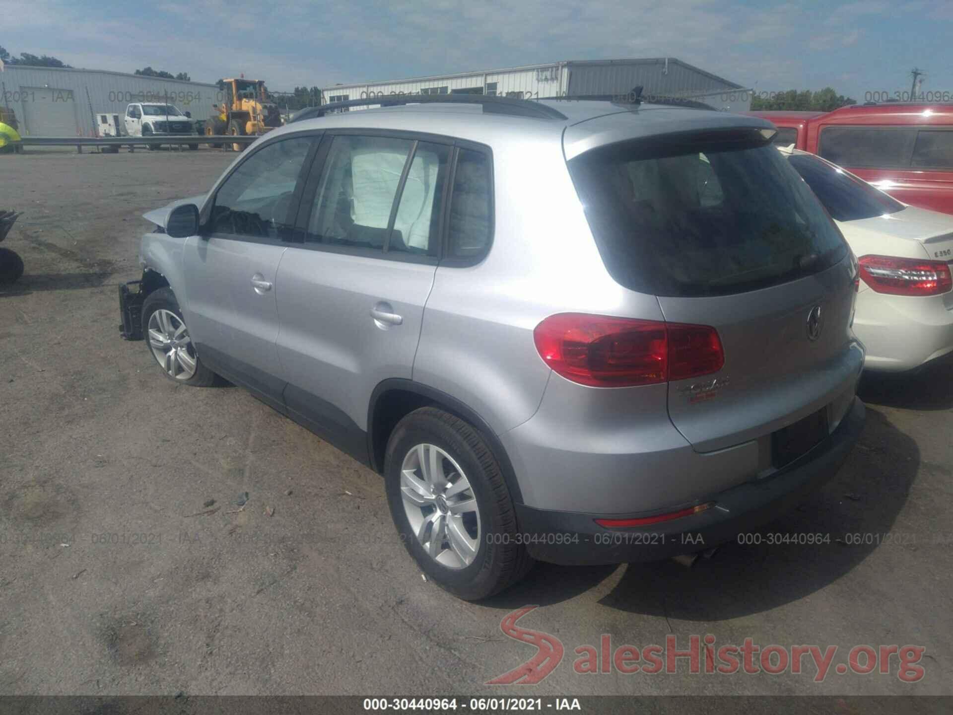 WVGBV7AX3HK013612 2017 VOLKSWAGEN TIGUAN