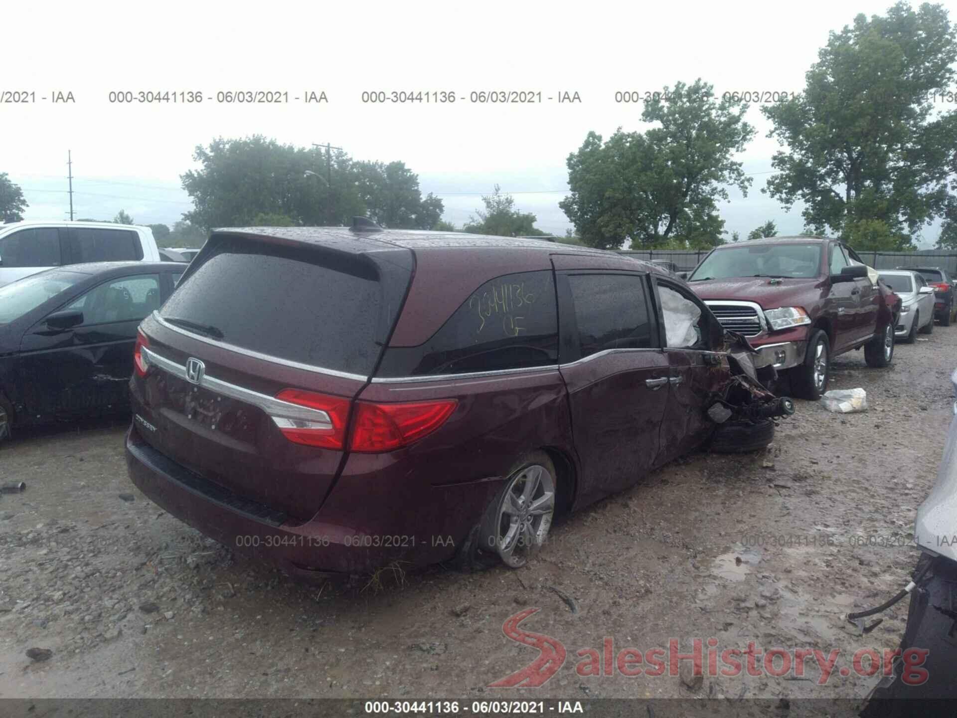 5FNRL6H56KB068857 2019 HONDA ODYSSEY