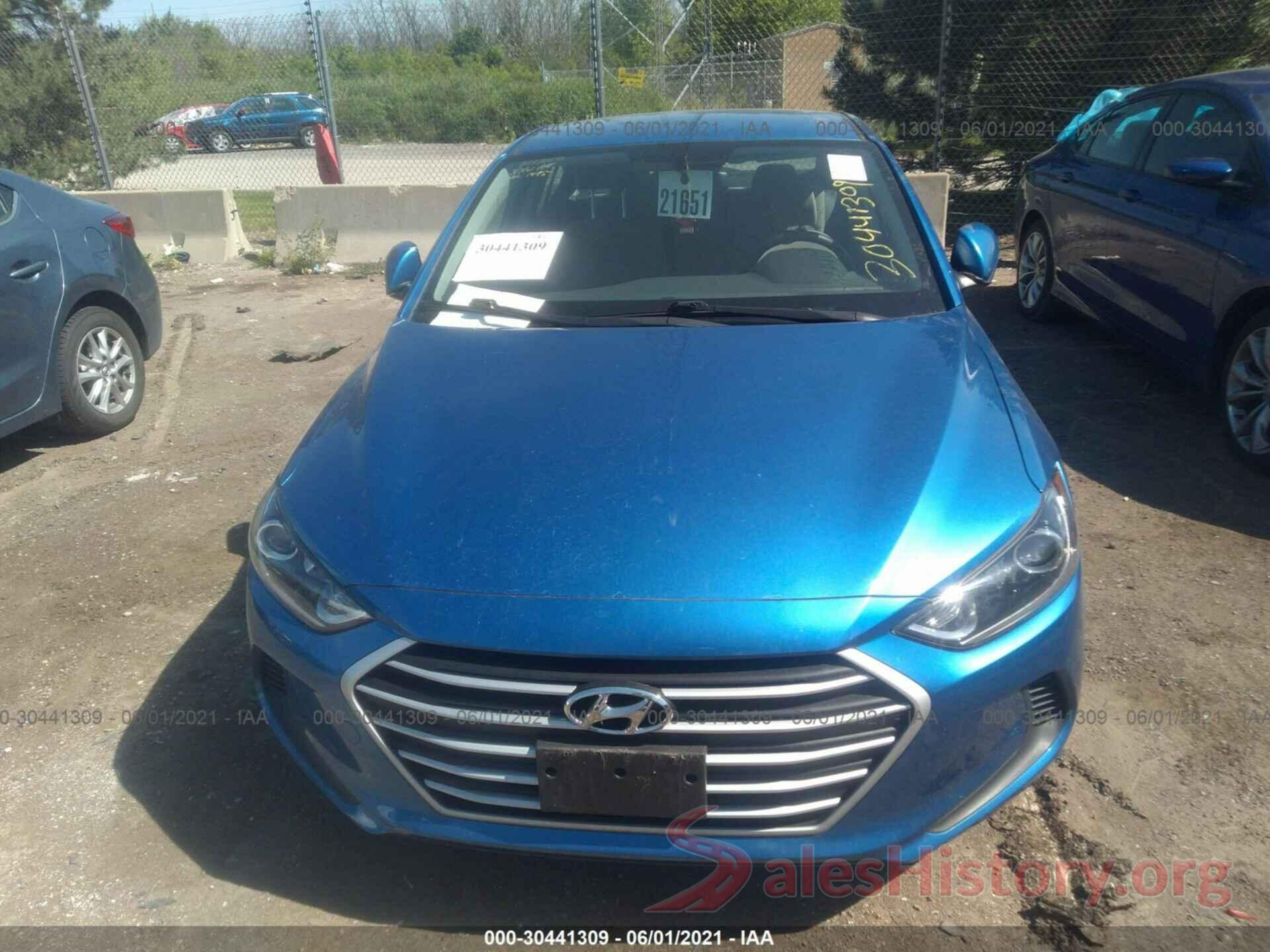 KMHD84LFXHU138212 2017 HYUNDAI ELANTRA