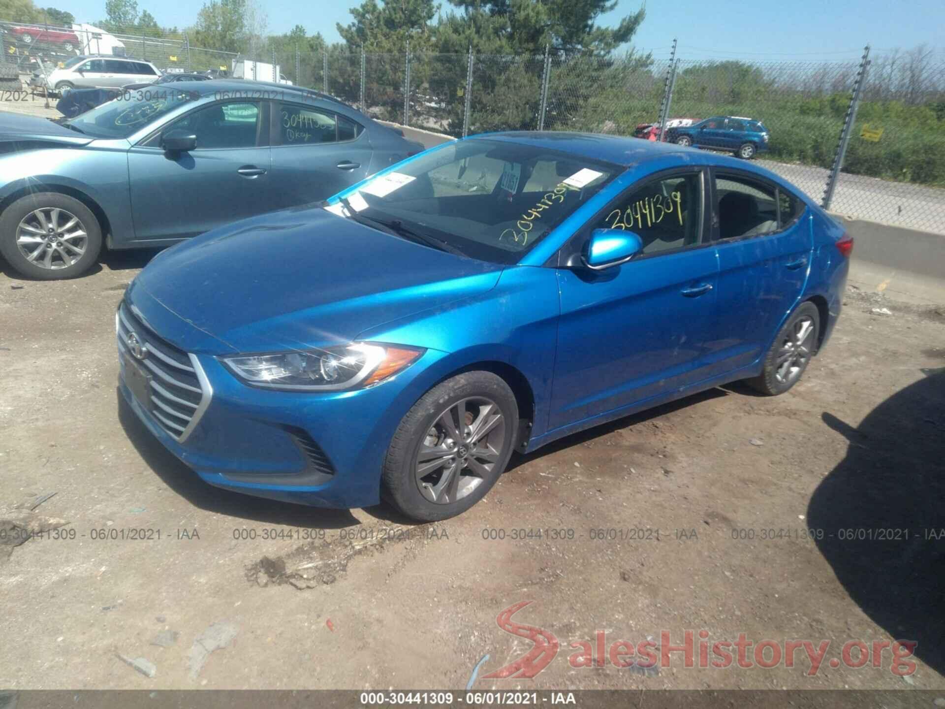 KMHD84LFXHU138212 2017 HYUNDAI ELANTRA