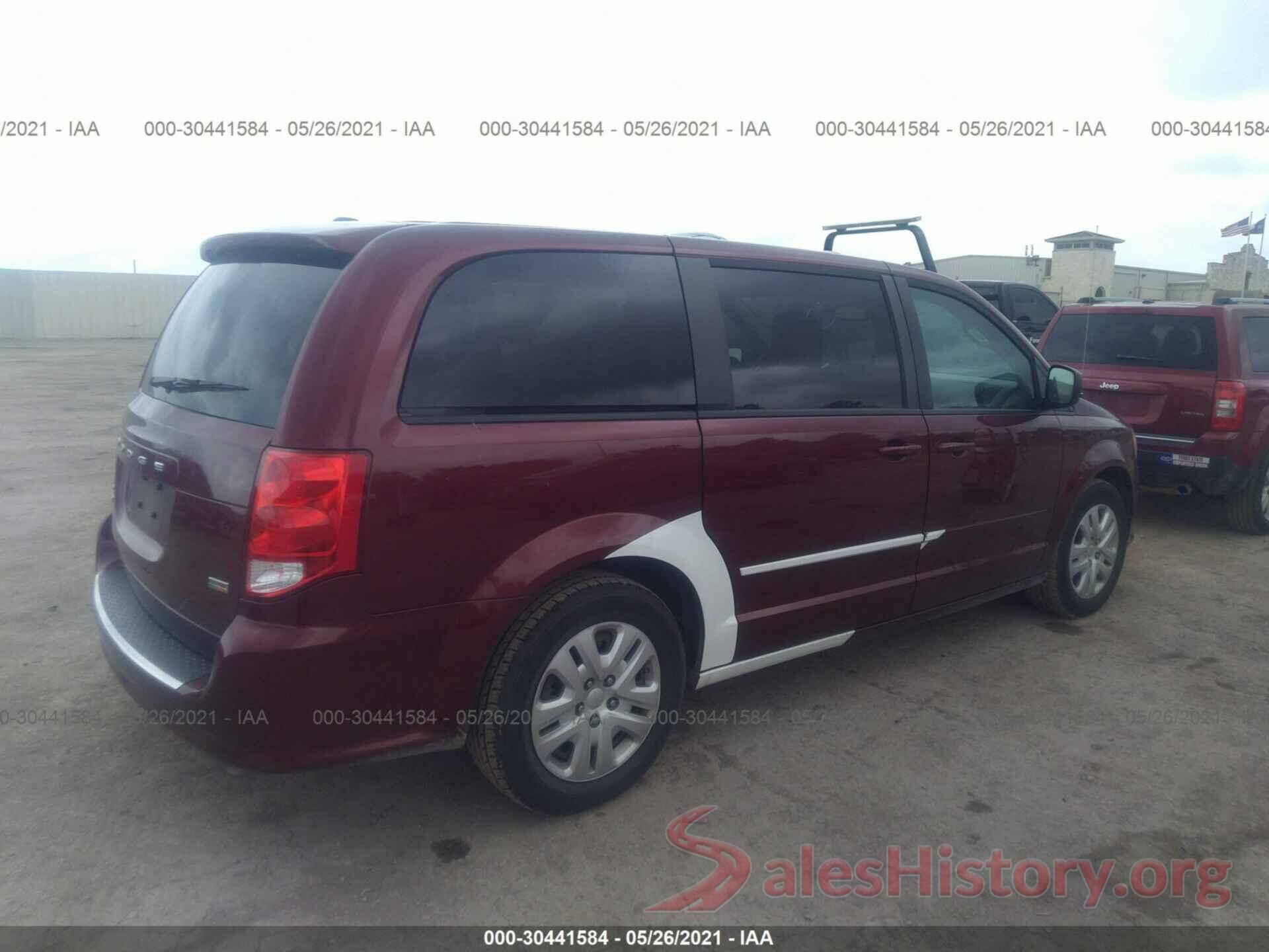 2C4RDGBG0GR365843 2016 DODGE GRAND CARAVAN