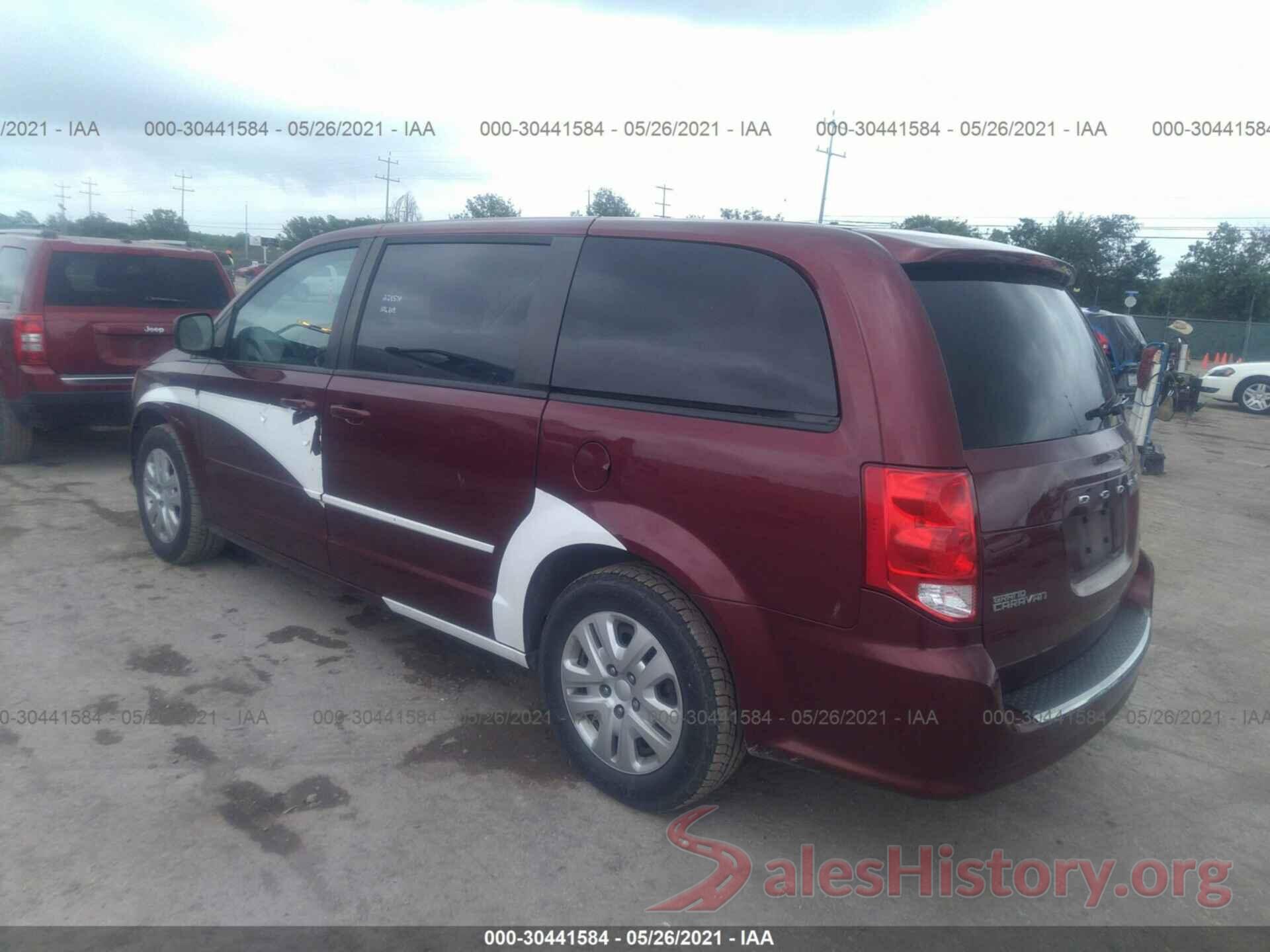 2C4RDGBG0GR365843 2016 DODGE GRAND CARAVAN