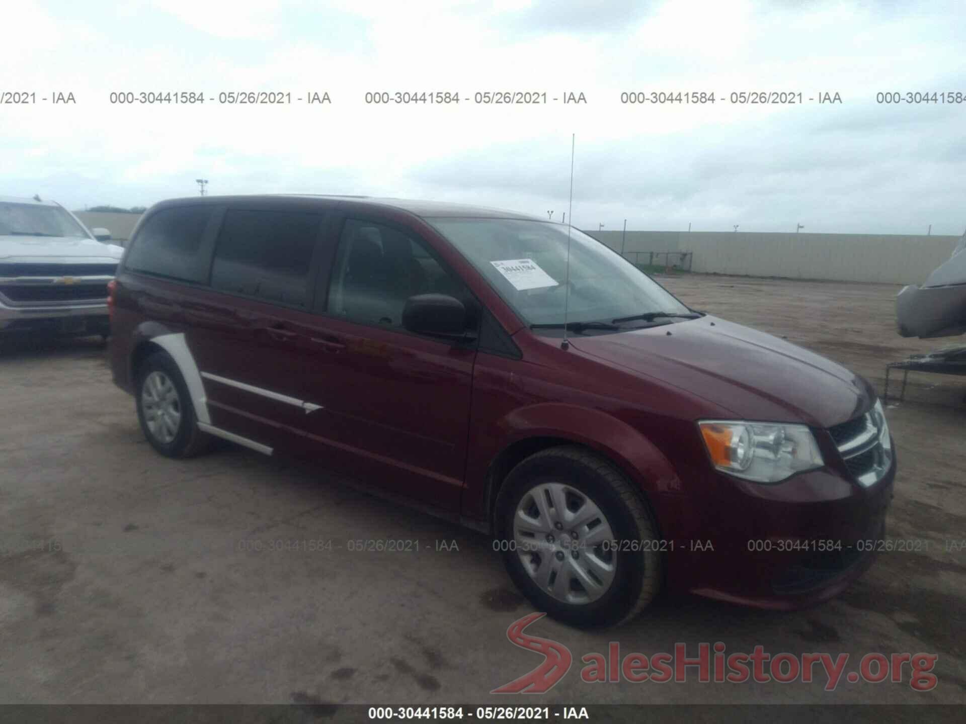 2C4RDGBG0GR365843 2016 DODGE GRAND CARAVAN