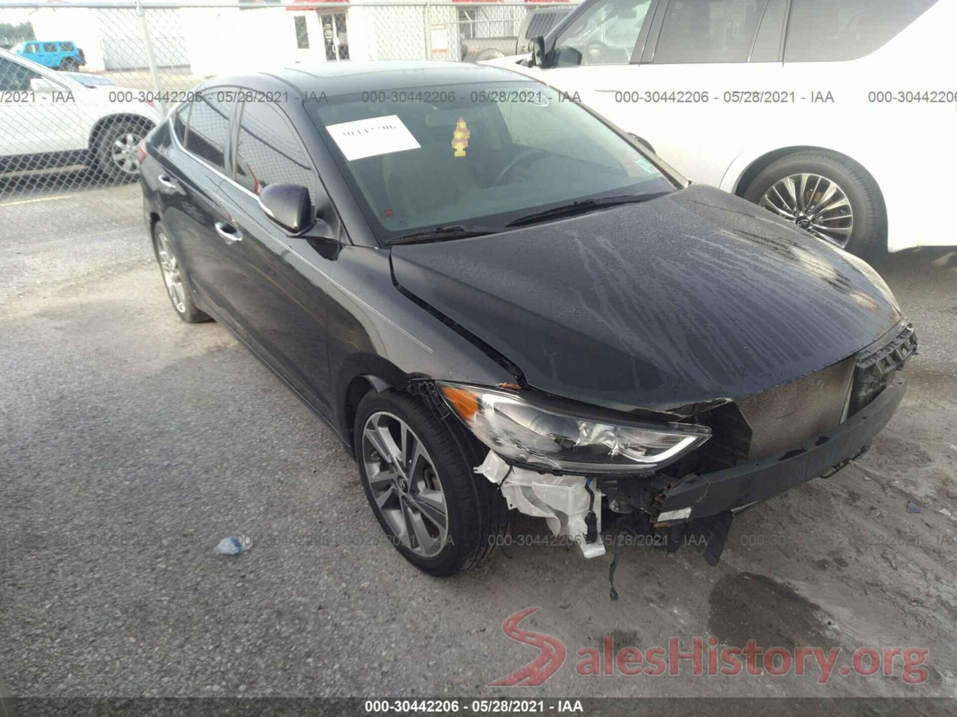 5NPD84LF7HH080784 2017 HYUNDAI ELANTRA