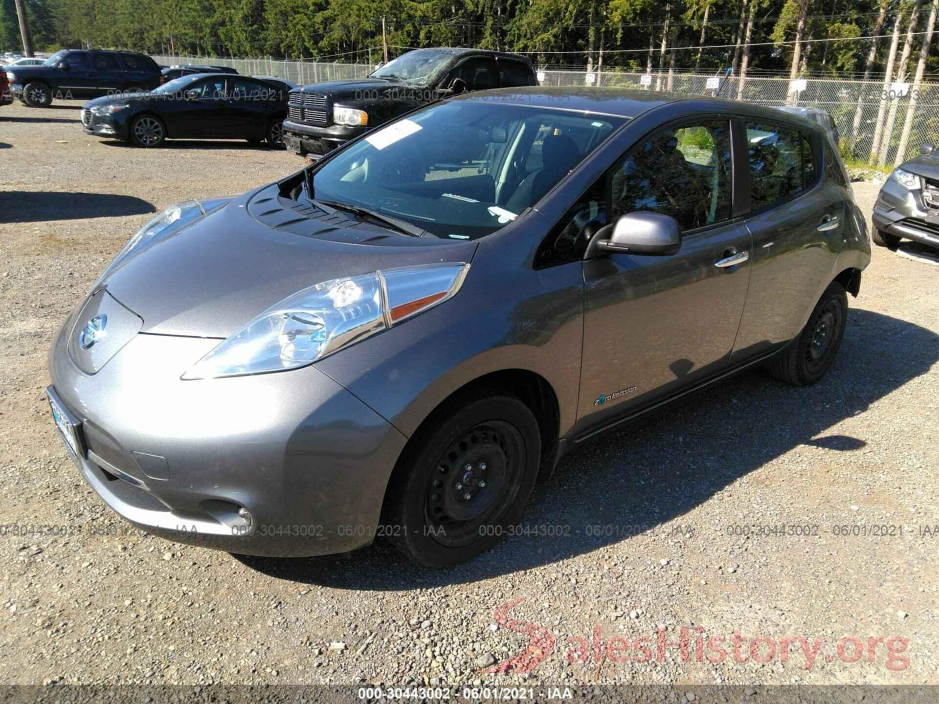 1N4AZ0CP4EC338225 2014 NISSAN LEAF