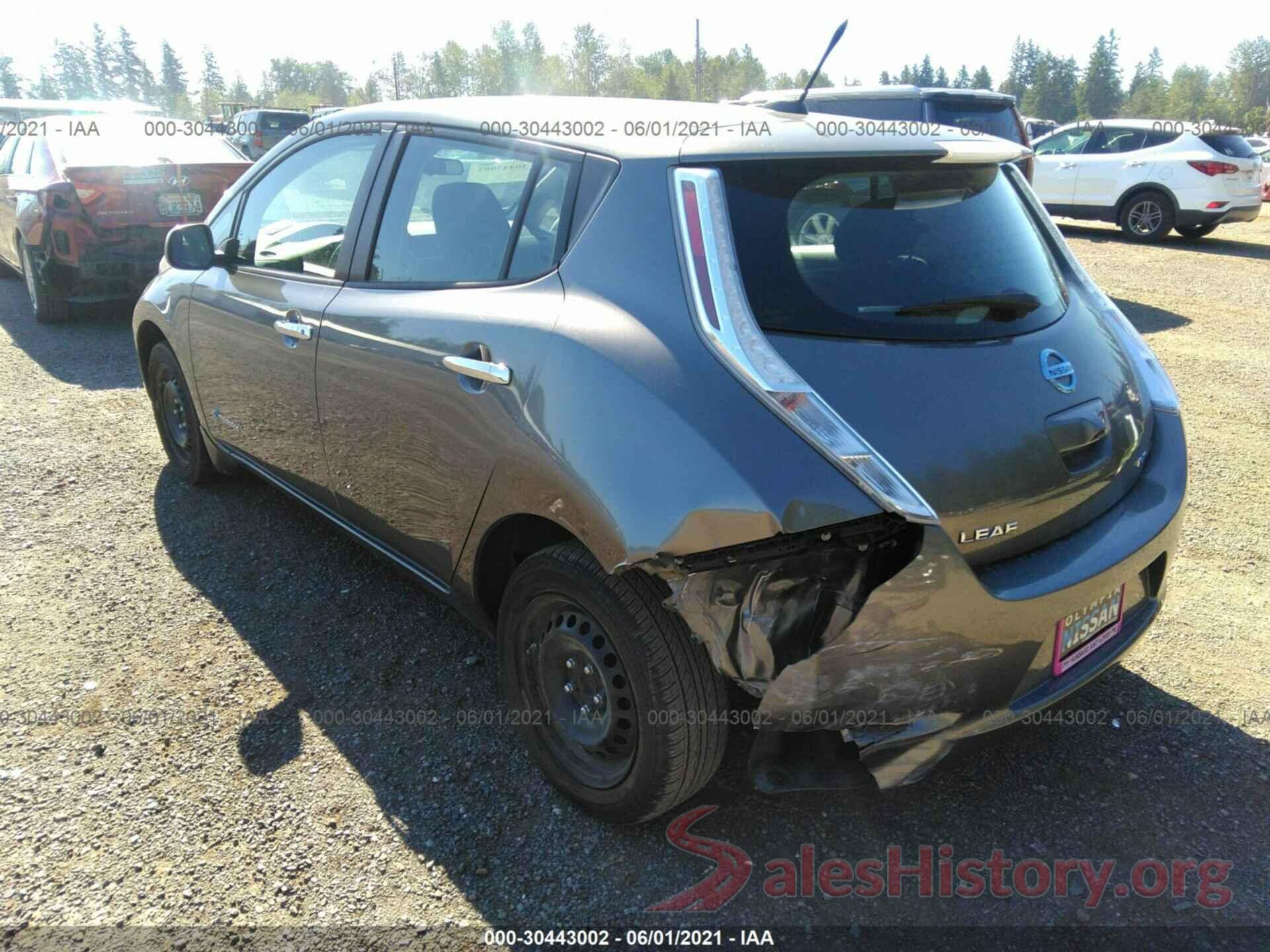 1N4AZ0CP4EC338225 2014 NISSAN LEAF