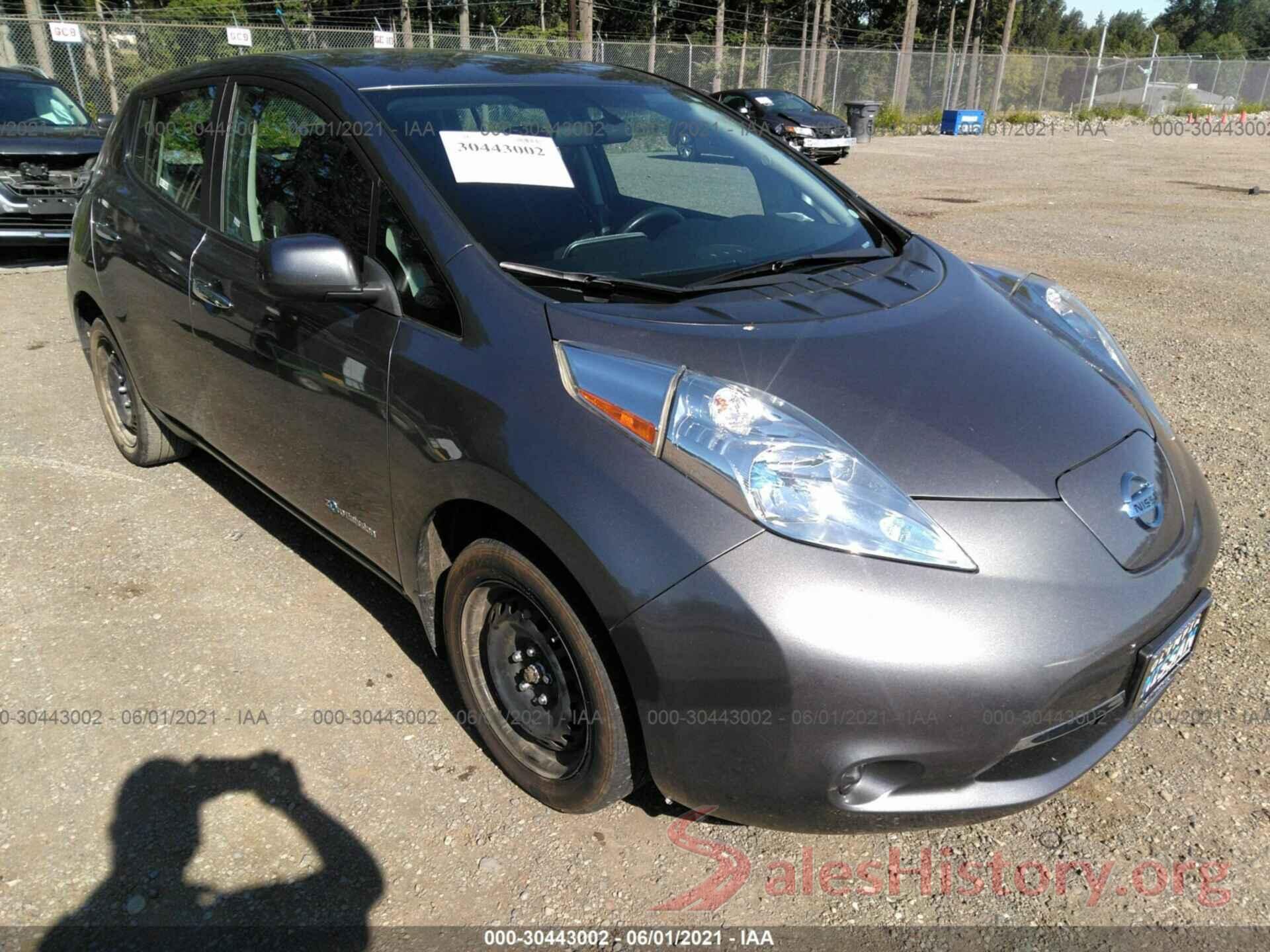 1N4AZ0CP4EC338225 2014 NISSAN LEAF