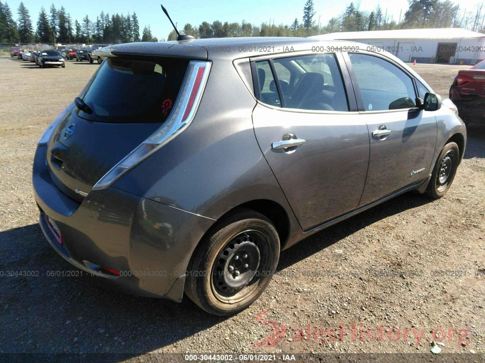 1N4AZ0CP4EC338225 2014 NISSAN LEAF