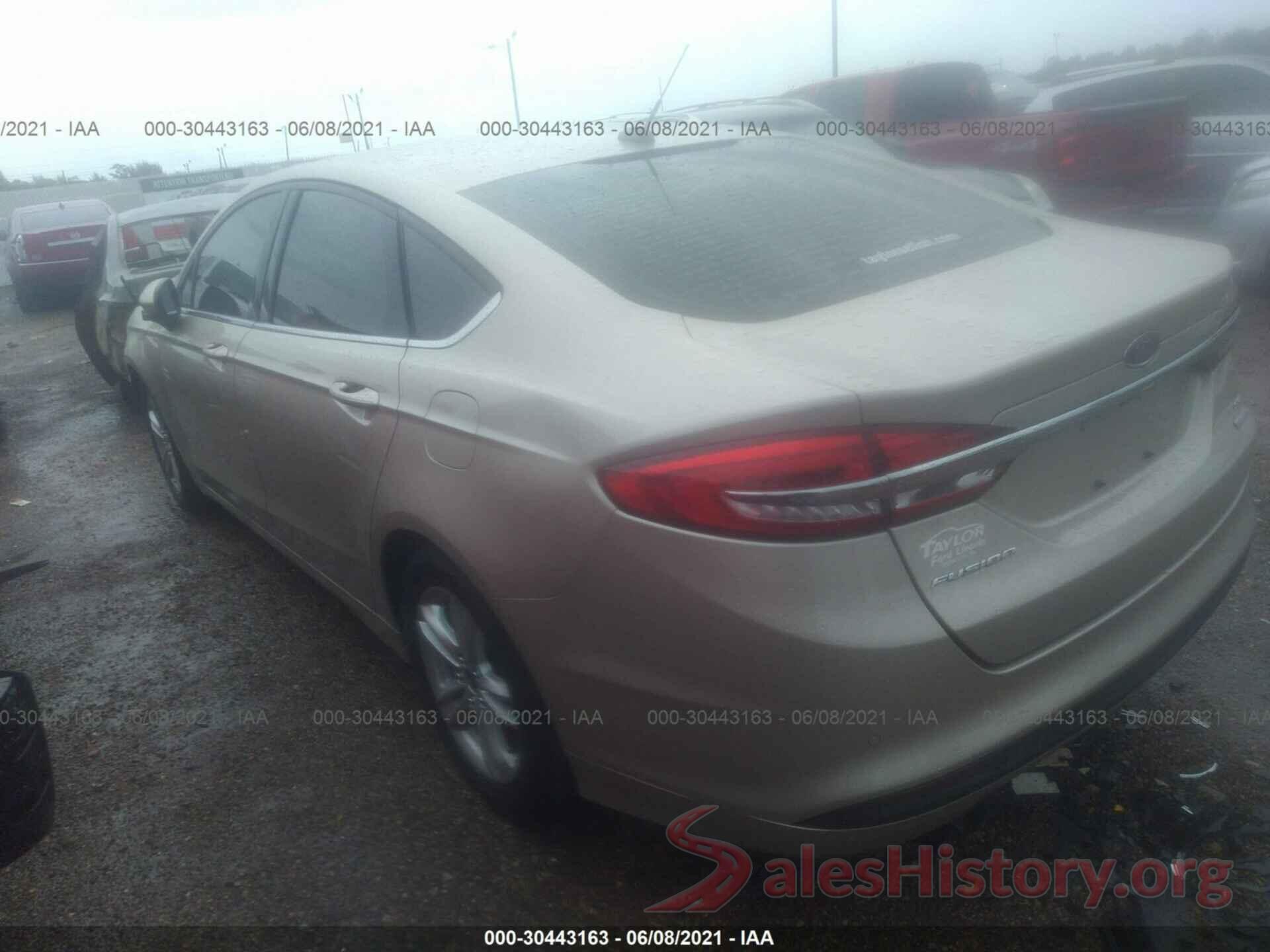 3FA6P0HDXJR195562 2018 FORD FUSION