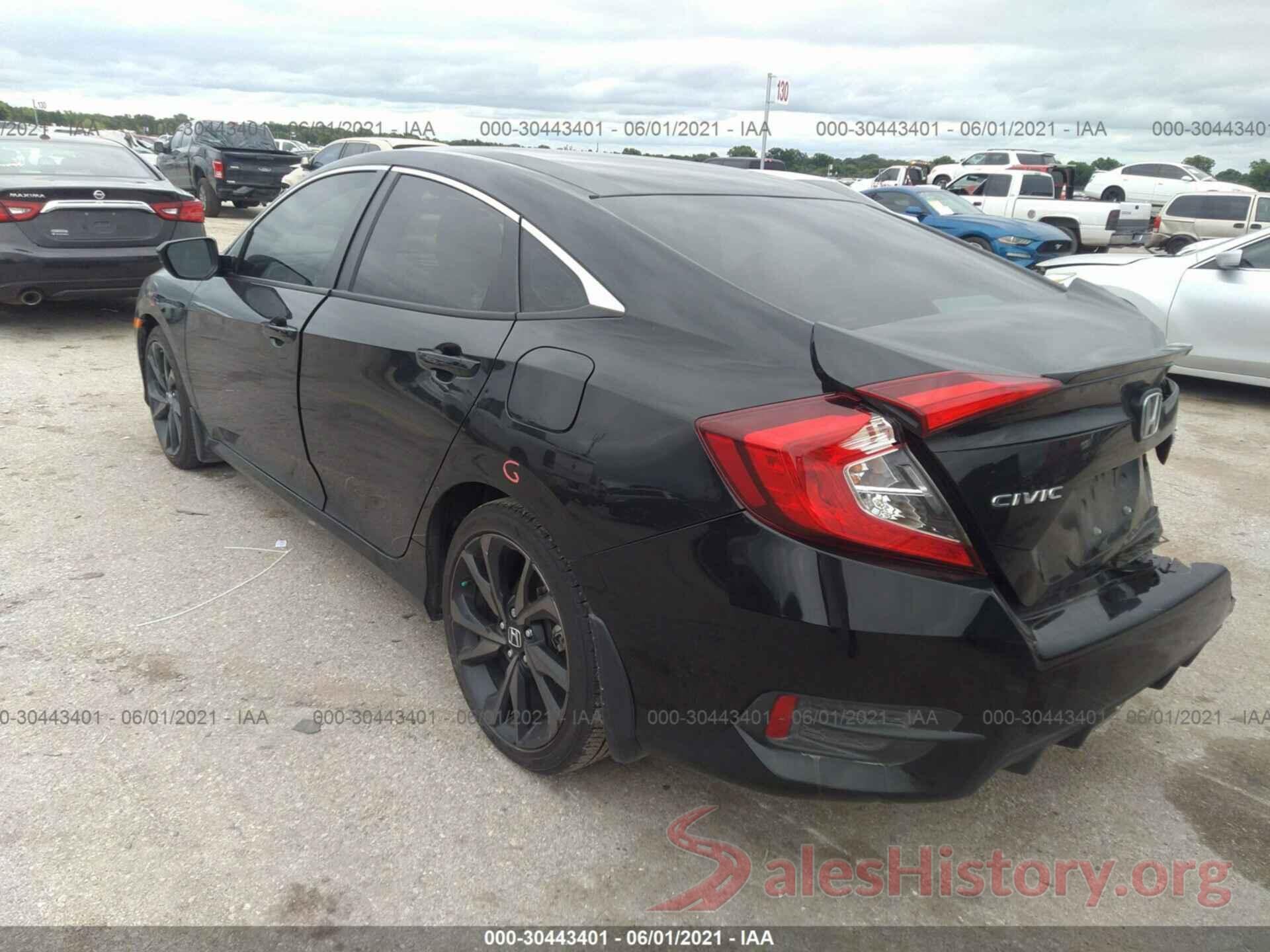 19XFC2F82KE041153 2019 HONDA CIVIC SEDAN