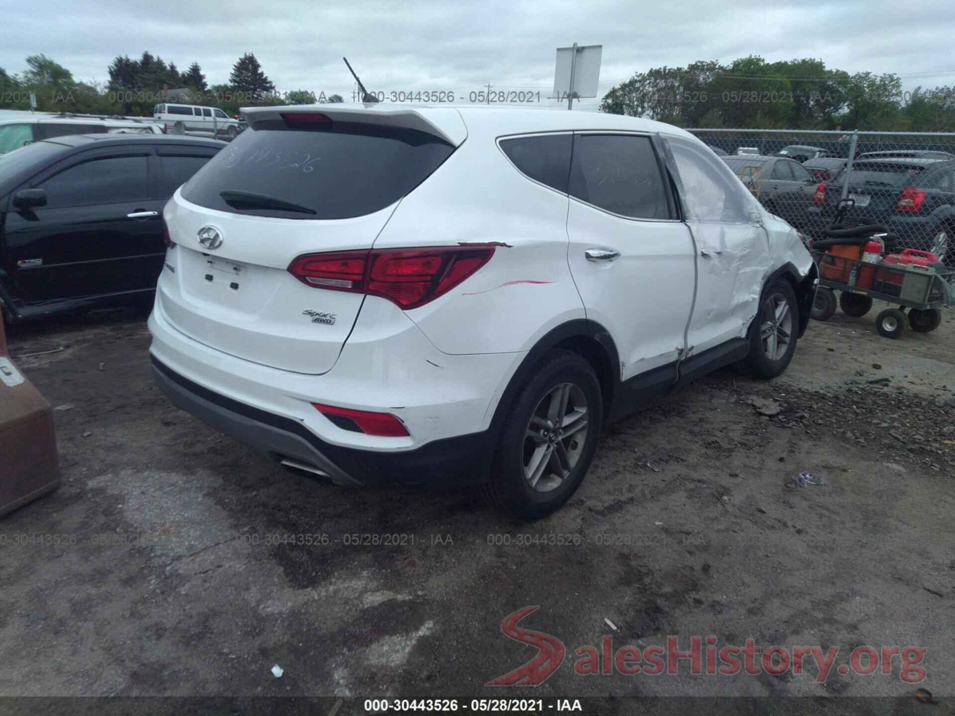 5NMZTDLB7JH091143 2018 HYUNDAI SANTA FE SPORT